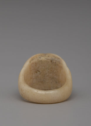 Traditional Tibetan Handcrafted Skull Buffalo Bone Ring | Artisan Symbolic Band