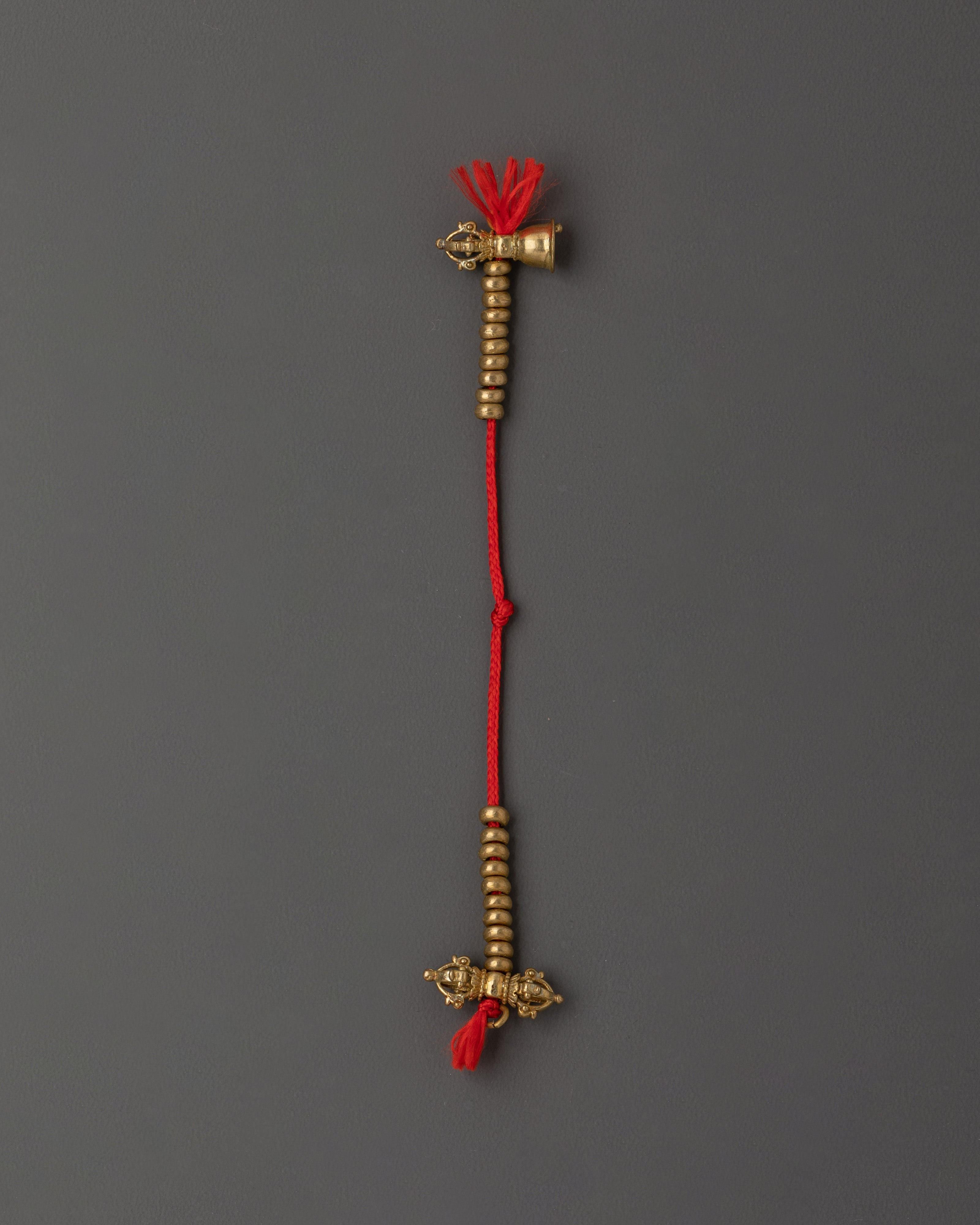 Handcrafted Colorful Tibetan Chupsel Pendant with Five Element Metals