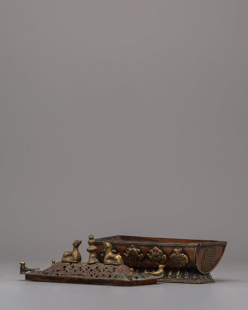 Copper and Brass Incense Burner | Spiritual and Decorative Use