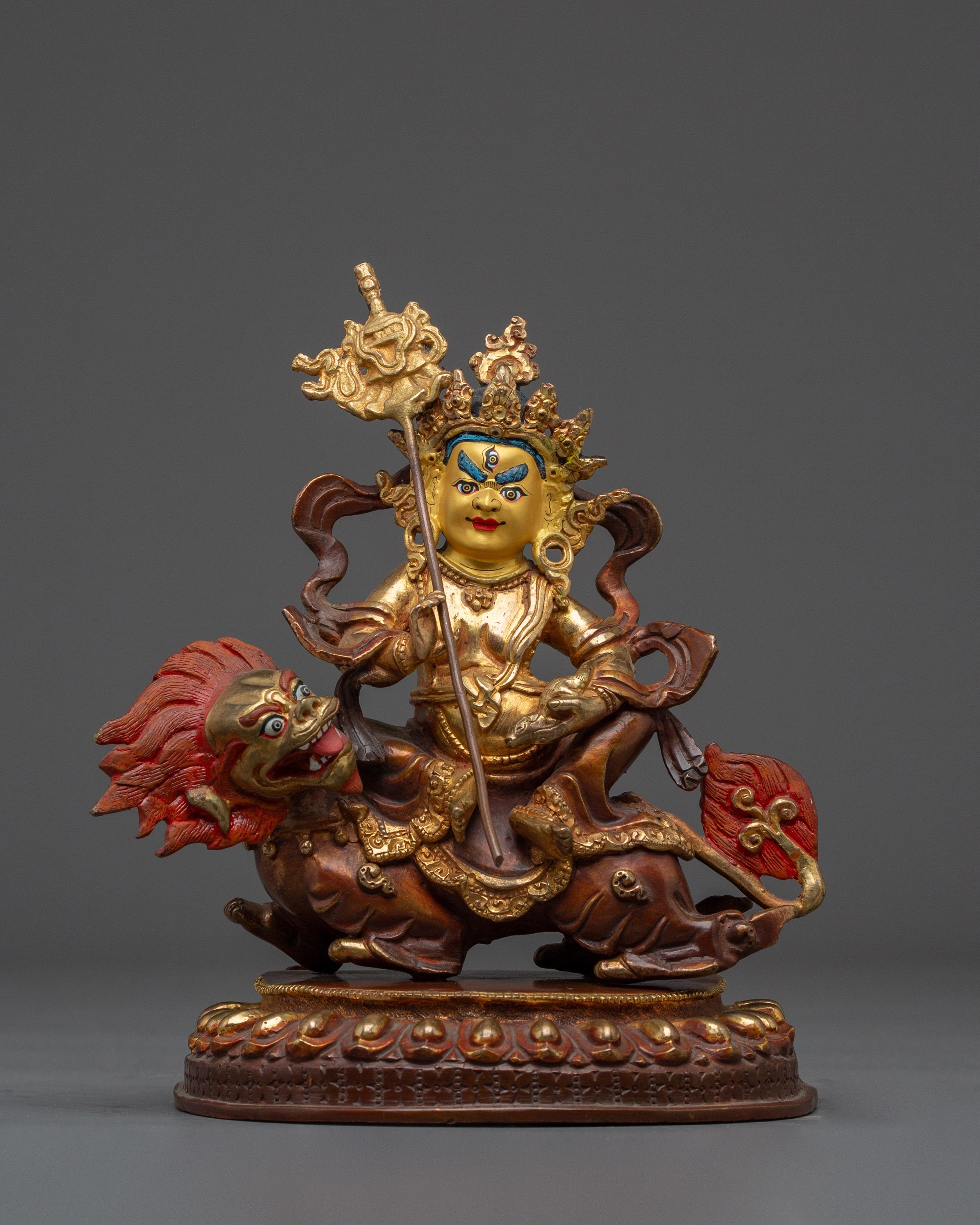 Gold-Plated Namtoshe | Tibetan Guardian of Wealth