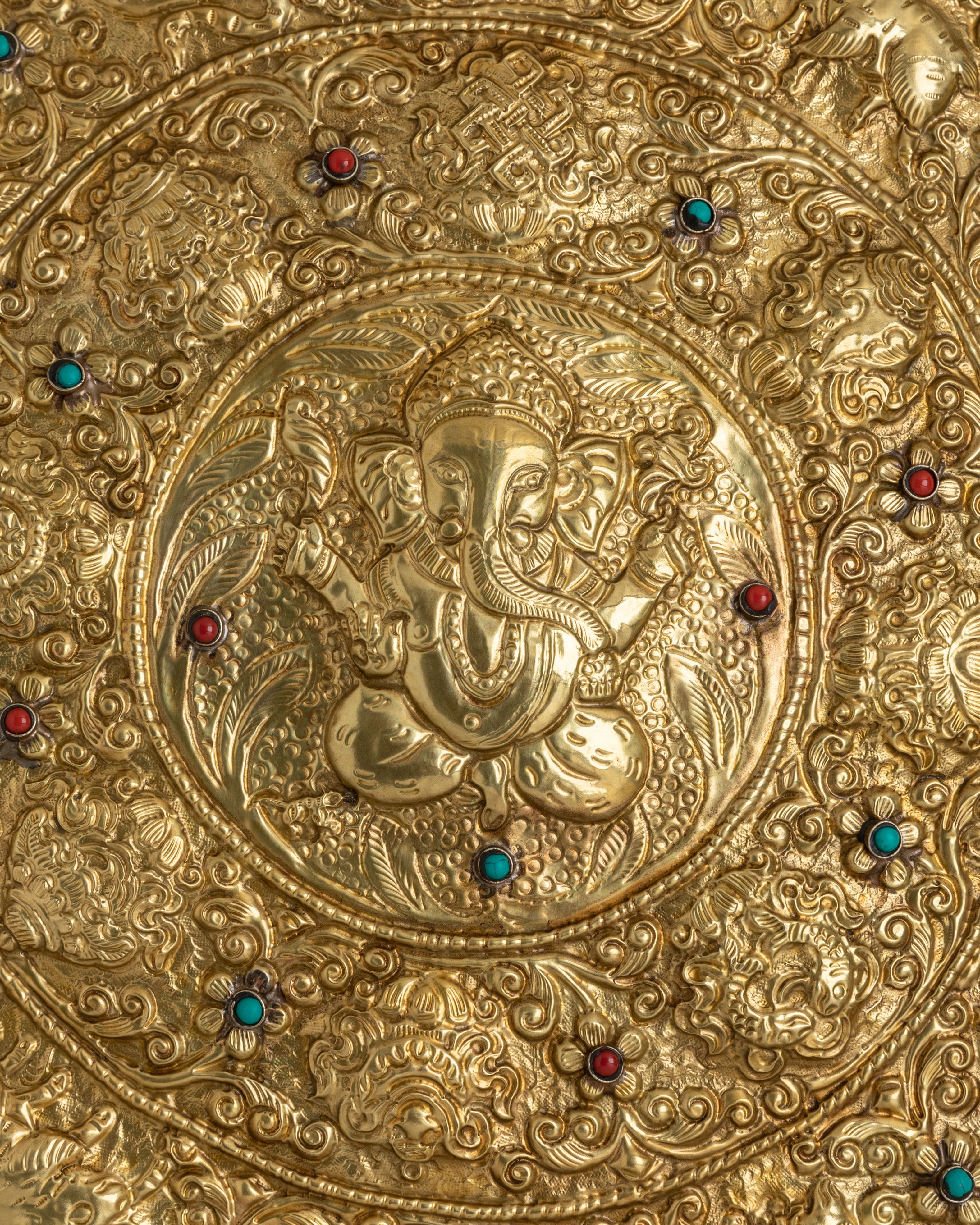 Ganesha Mandala Wall Hanging | Spiritual Artwork for Home Decor