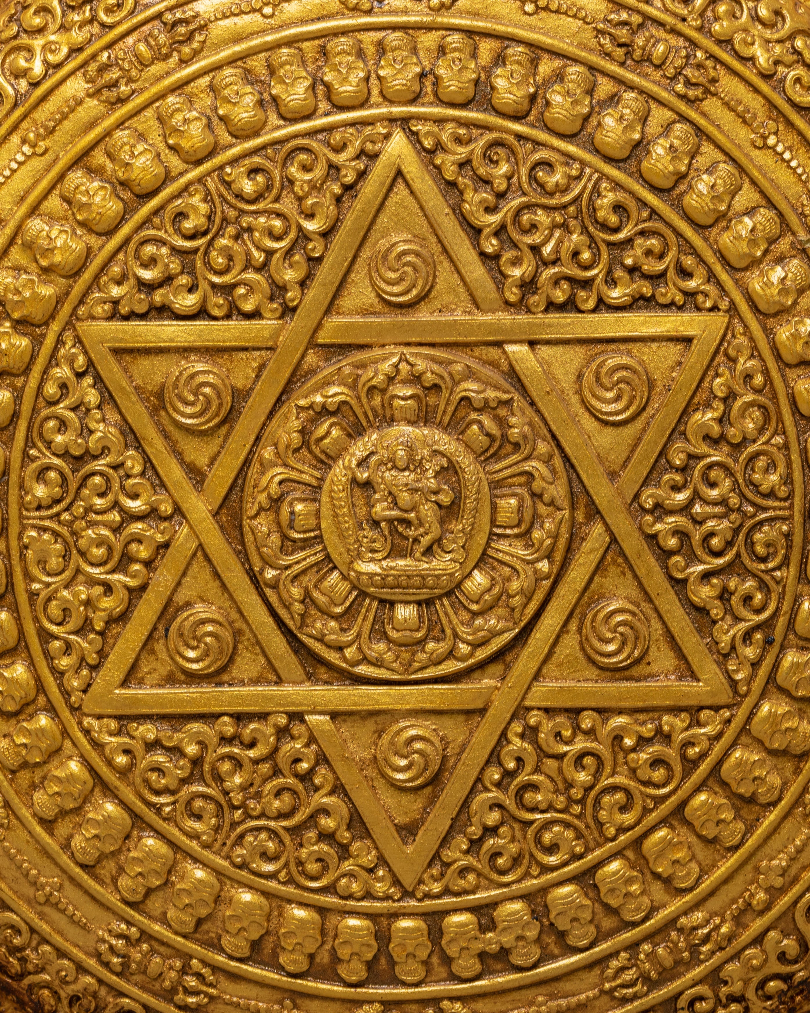 Tibetan Handcrafted Sacred Mandala Wall Hanging | Symbol of Peace