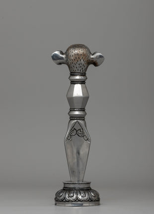 Hand-Carved Iron Elephant-Headed Phurba for Ritual Use |  Spiritual Practices