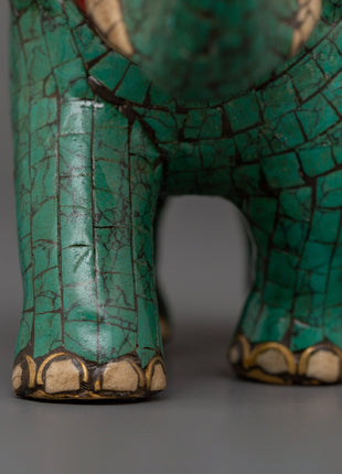 Decorative Brass Elephant Statue | Home & Spiritual Good Luck Decor