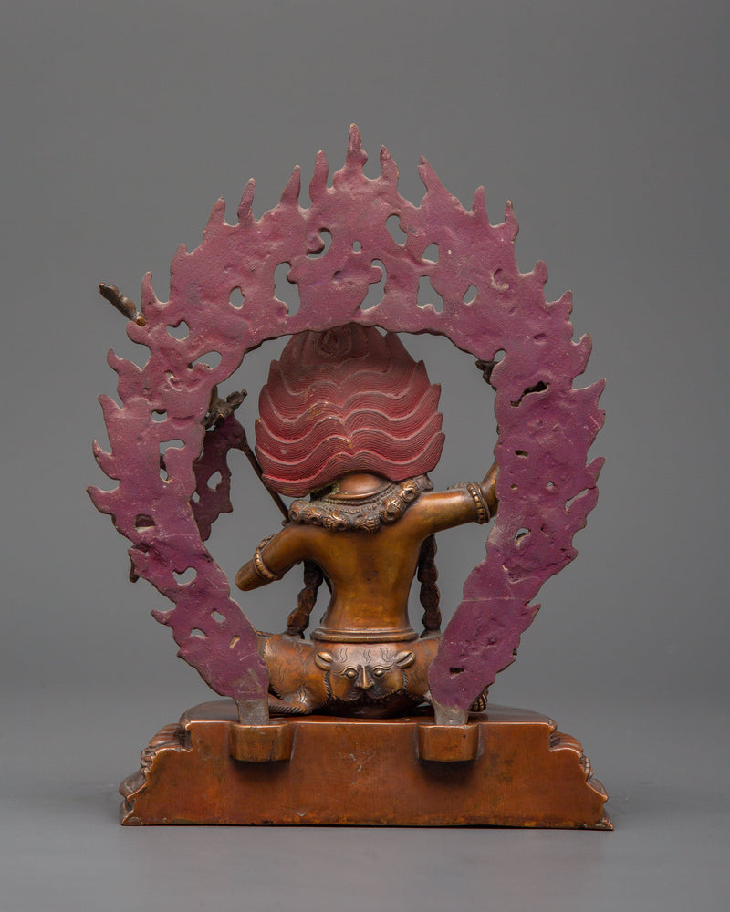 Oxidized Copper Vajrayogini Statue | Powerful Tantric Deity