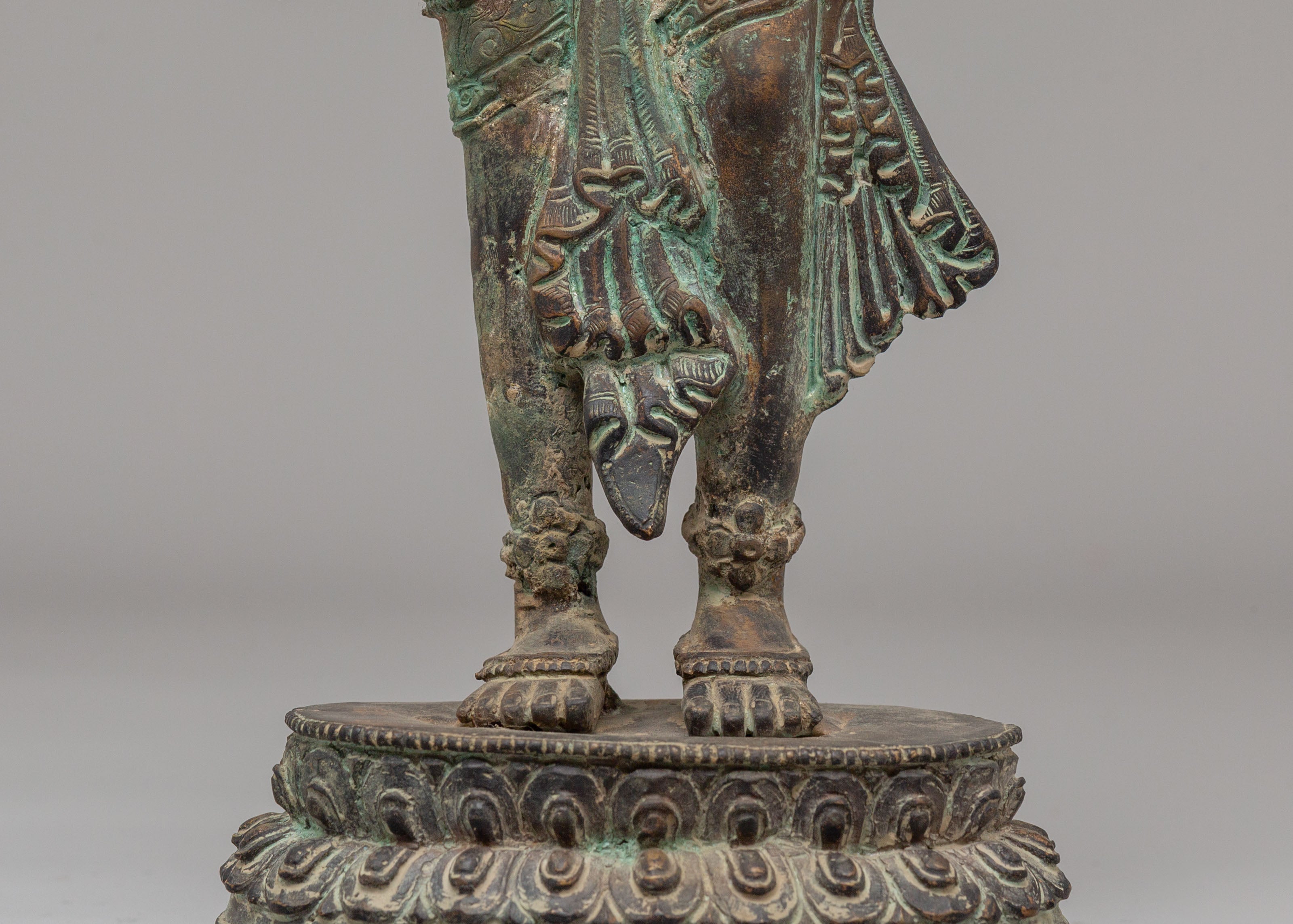 Himalayan Padmapani Figurine | Tibetan Avalokiteshvara Statue