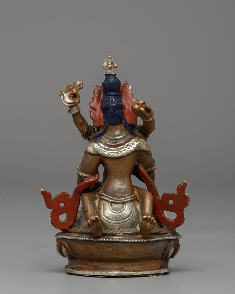 Handcrafted Tibetan Vajrasattva Consort Statue | Spiritual Purification Deity