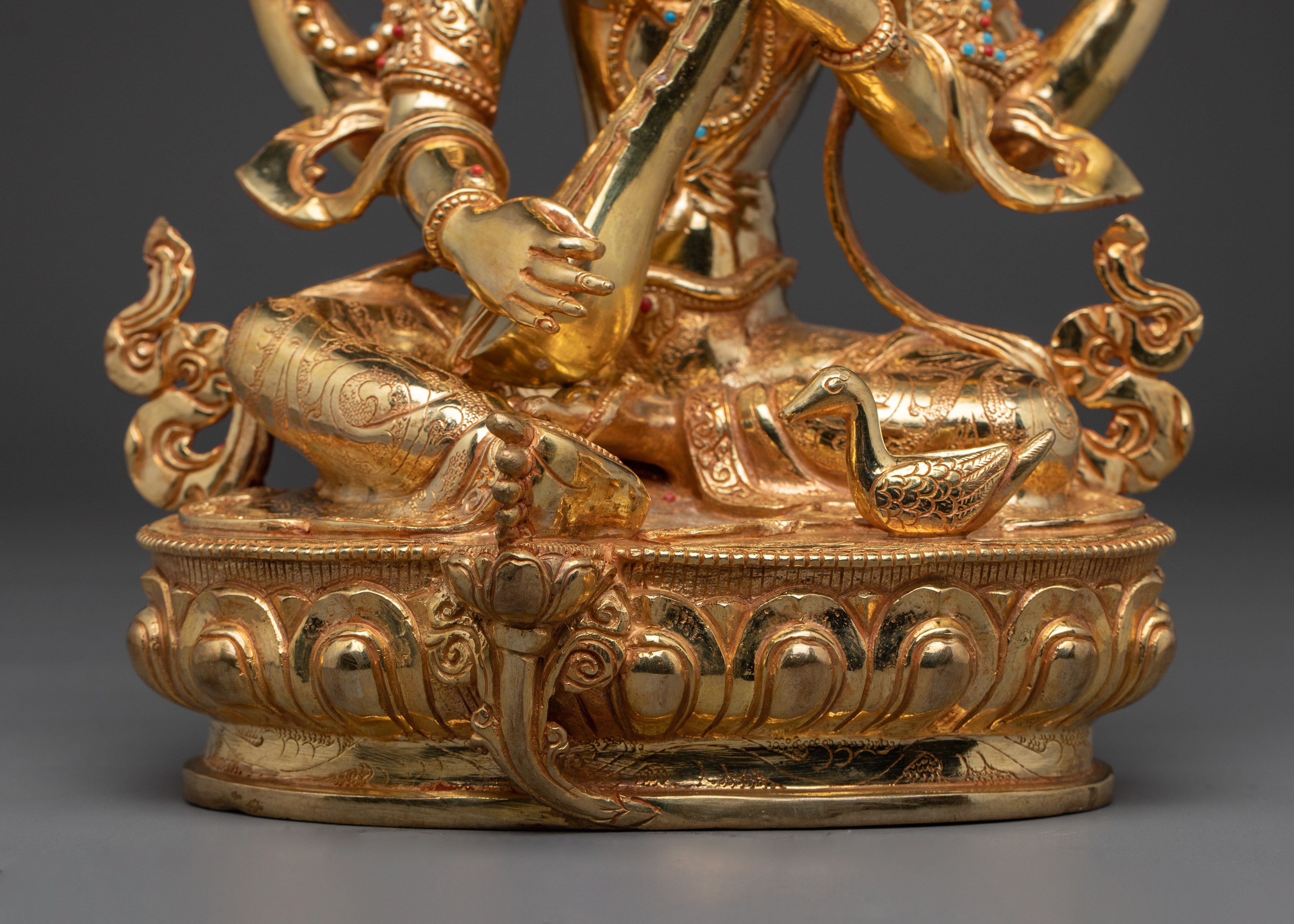 Saraswati Devi Statue | Embodiment of Wisdom