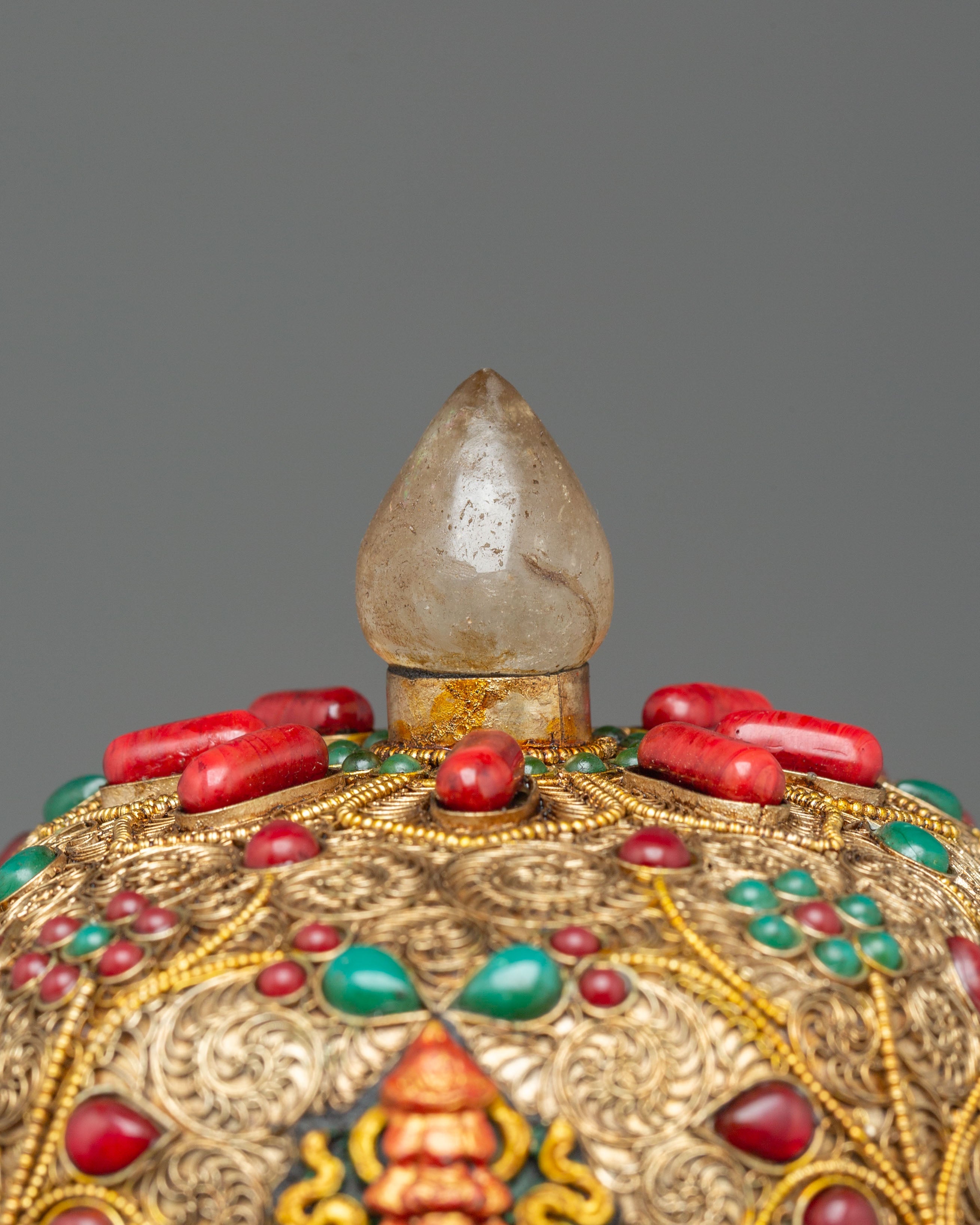 Kapala Skull Cup for Buddhist Rituals | Sacred Tibetan Offering Vessel