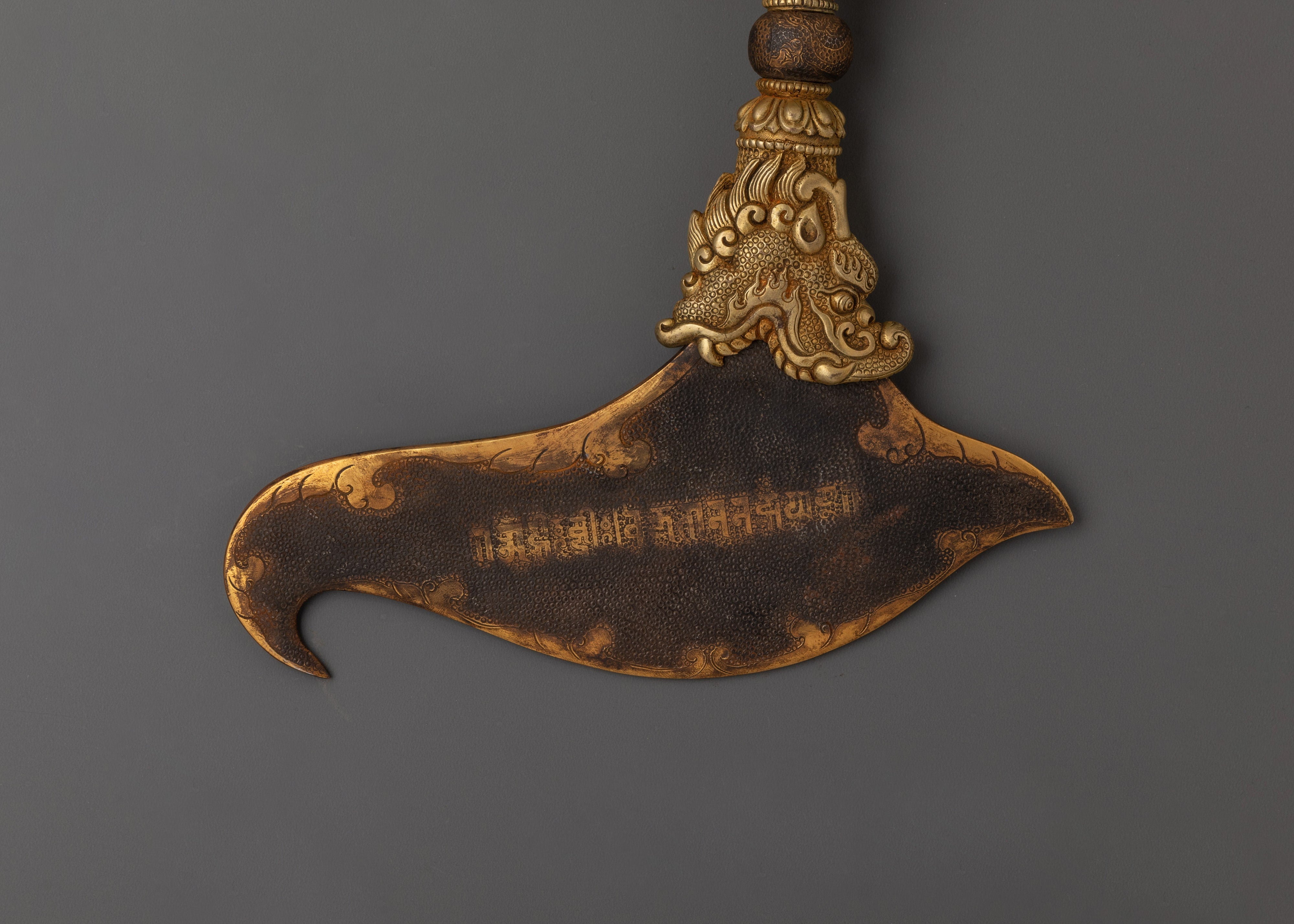 Traditional Iron Kartika Knife | For Buddhist Puja