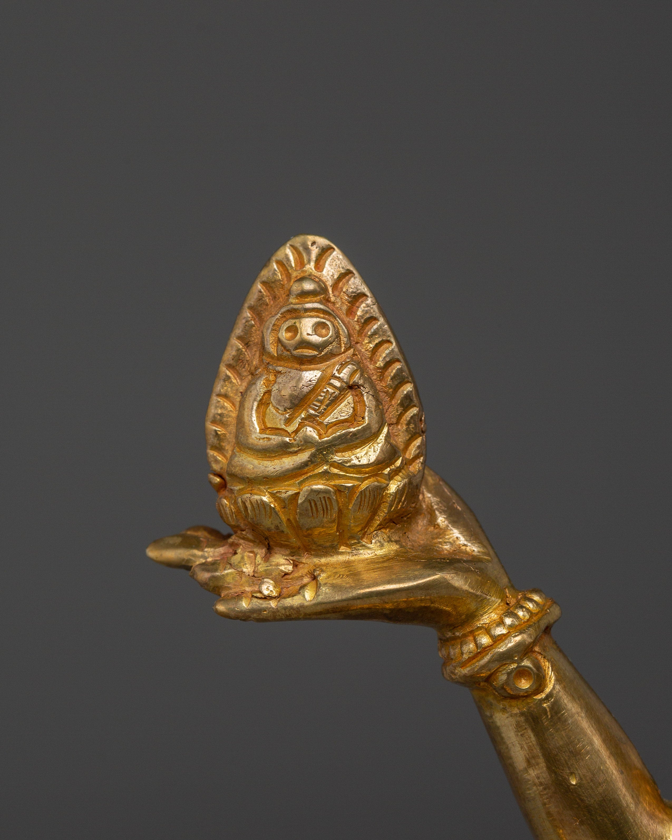 Tibetan Buddhist Deity Namgyalma Copper Statue | Spiritual Protector Sculpture