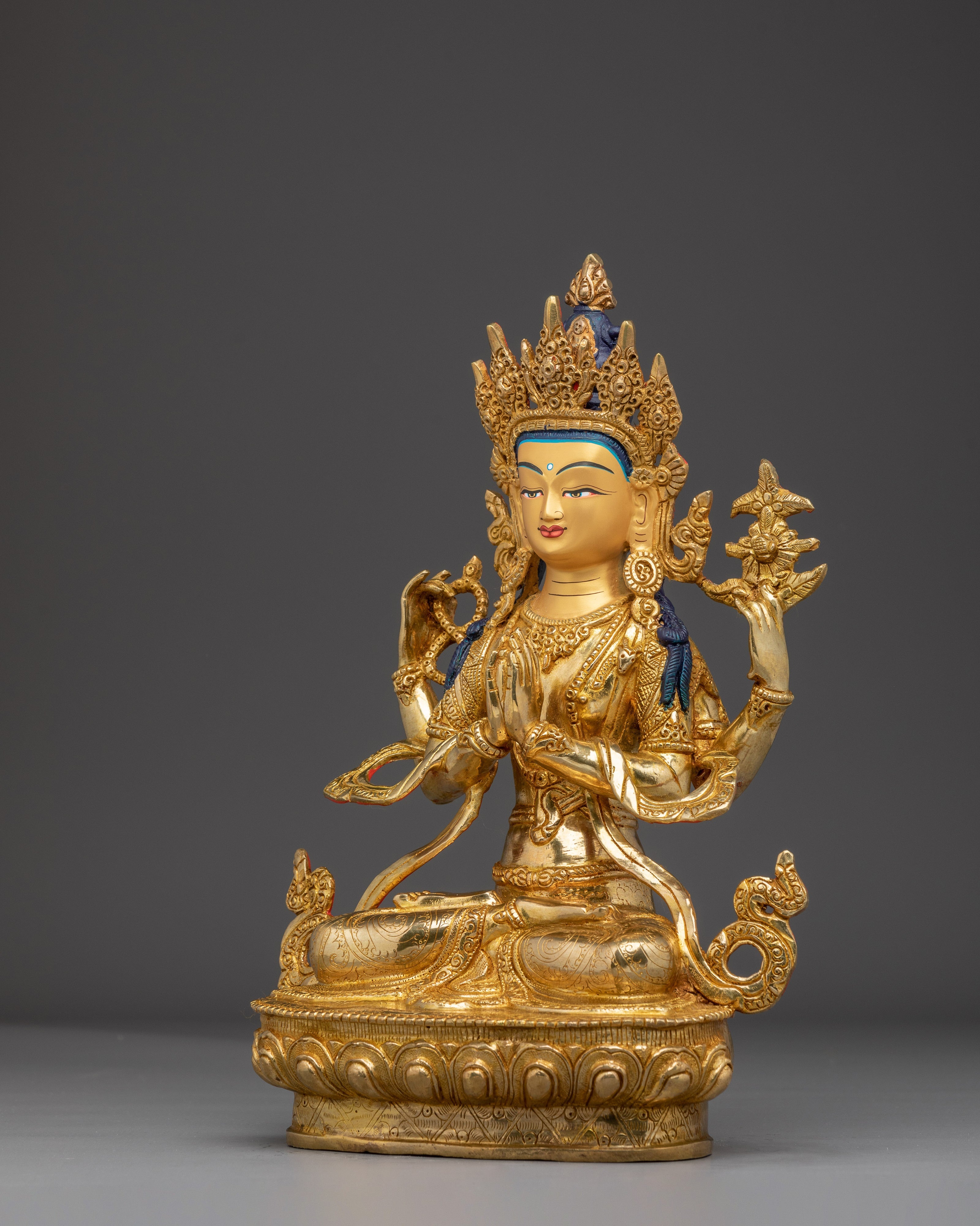 Spiritual Guardian Chenrezig | Sacred Buddhist Art
