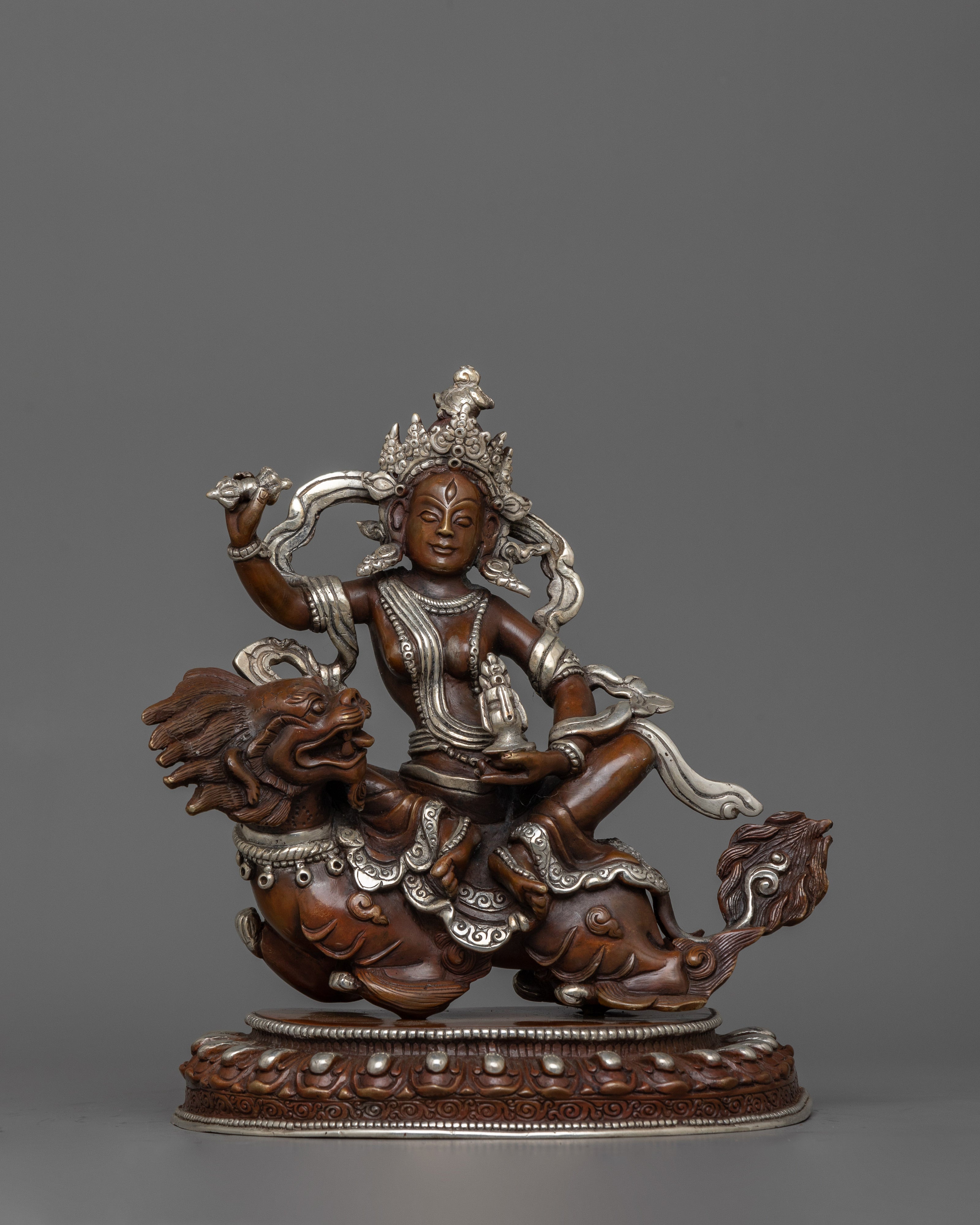 Tshiringma Tibetan Buddhist Goddess Figurine | Guardian of Abundance and Balance