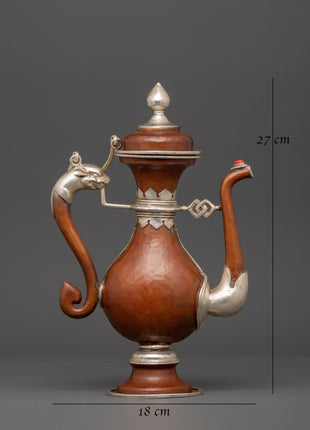 Traditional Bhumba Ritual Vase | Tibetan Buddhist Water Offering Vase