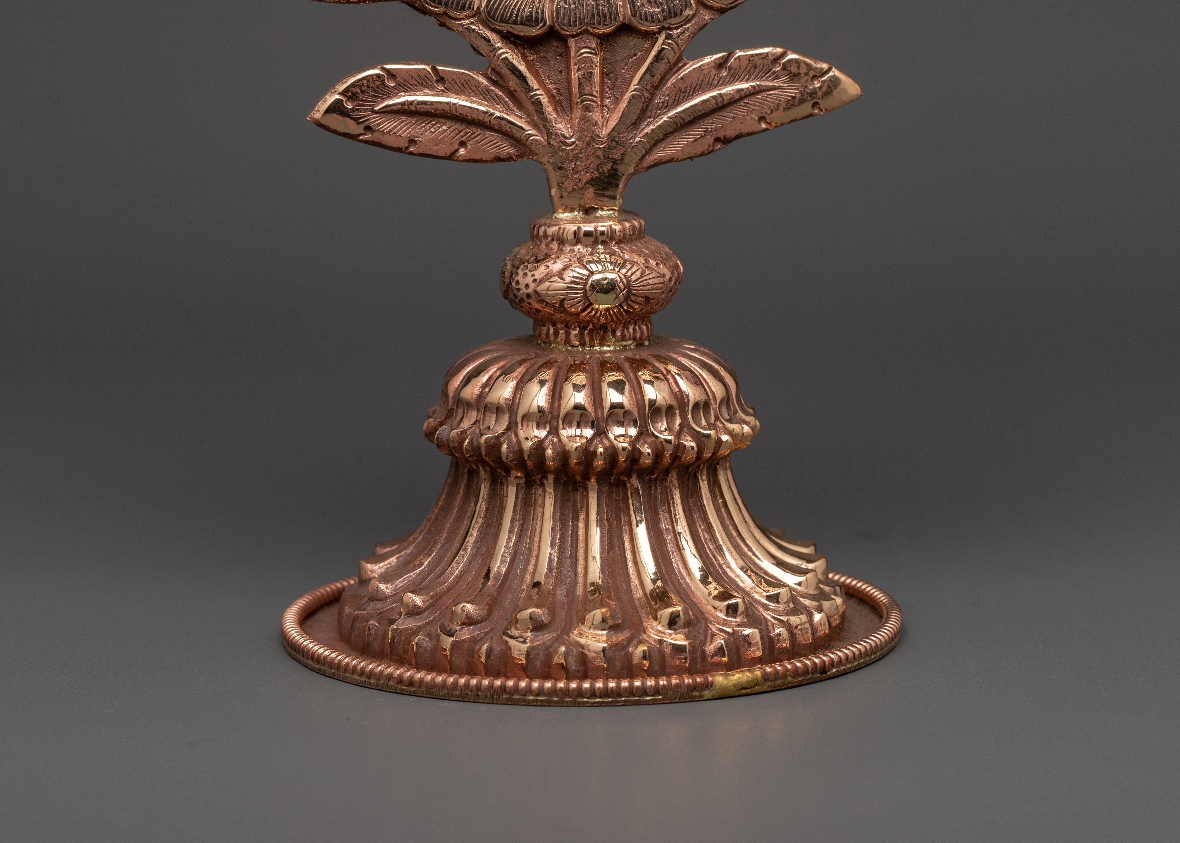 Buddhist Sacred Auspicious Symbol | Copper Spiritual Altar Decor