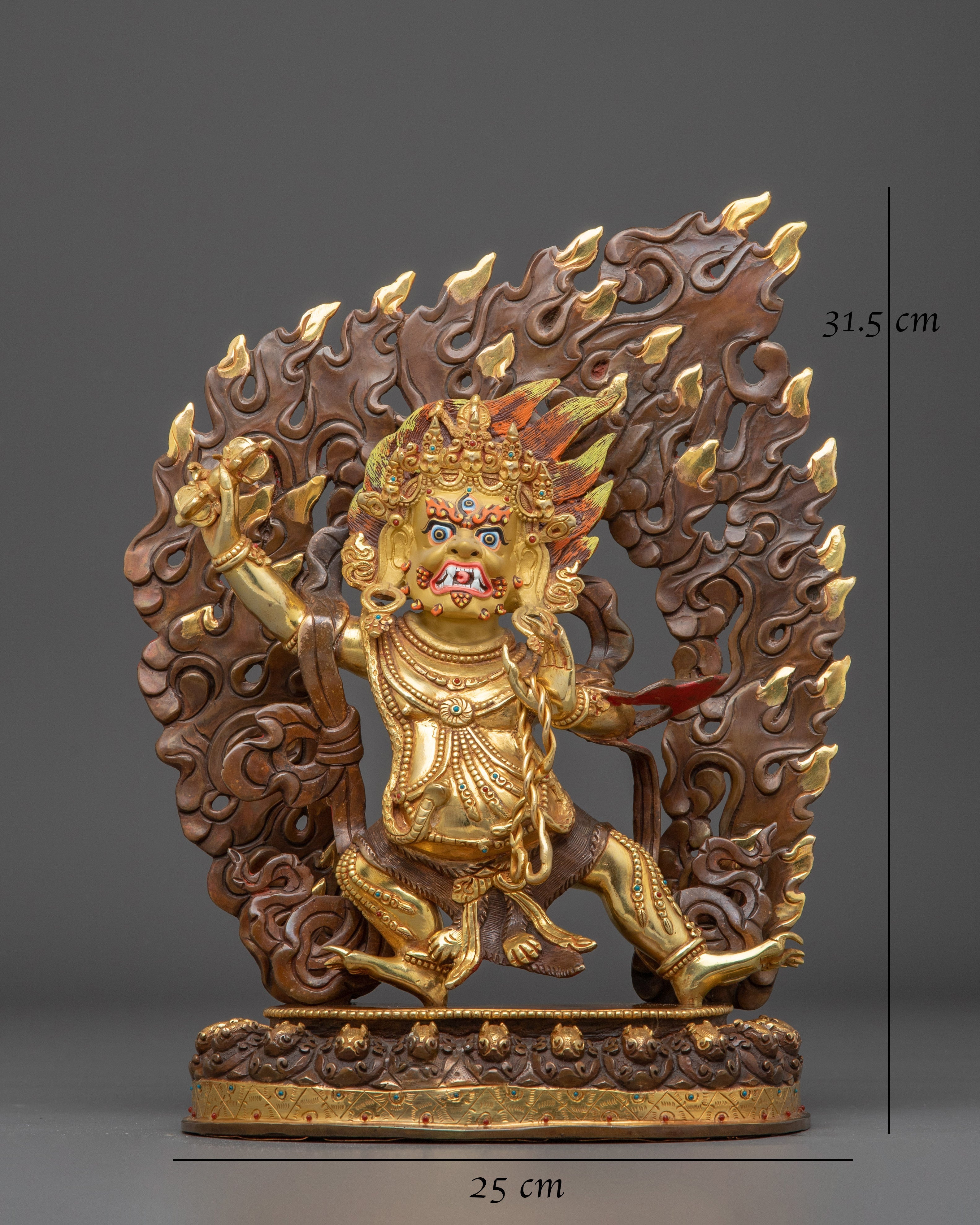 Tibetan Vajrapani Bodhisattva Statue | Spiritual Home Decor