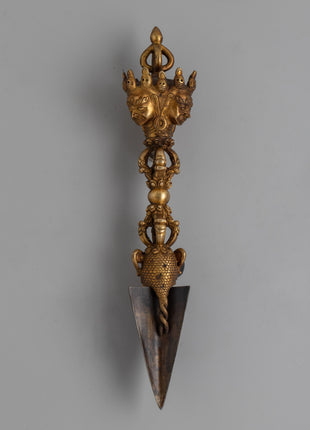 Traditional Authentic Tibetan Phurba | Ritual Dagger for Altar and Ceremonial Use
