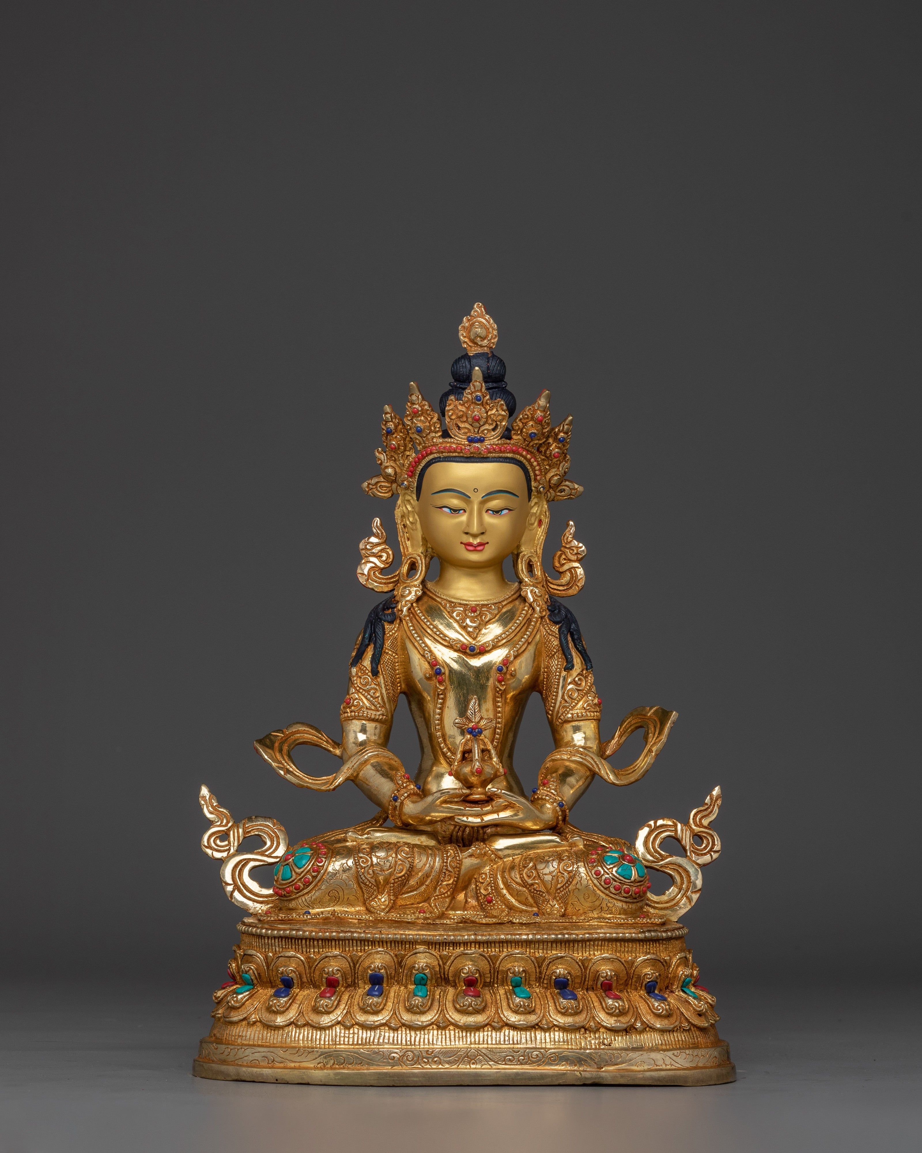Himalayan Copper Artwork of Amitayus