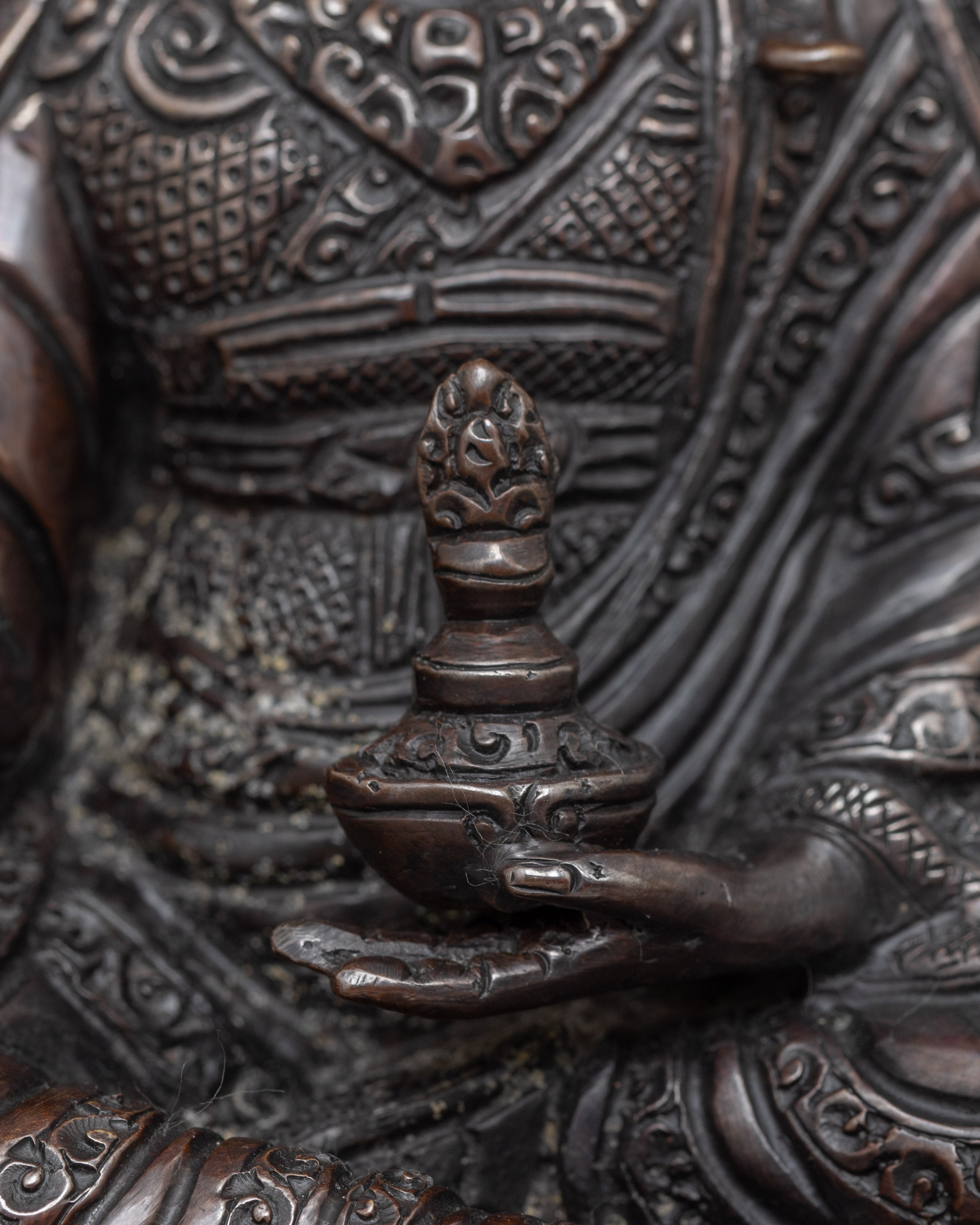 Guru Rinpoche Buddhist Tantric Deity Statue | Padmasambhava, Vajrayana Buddhism Art