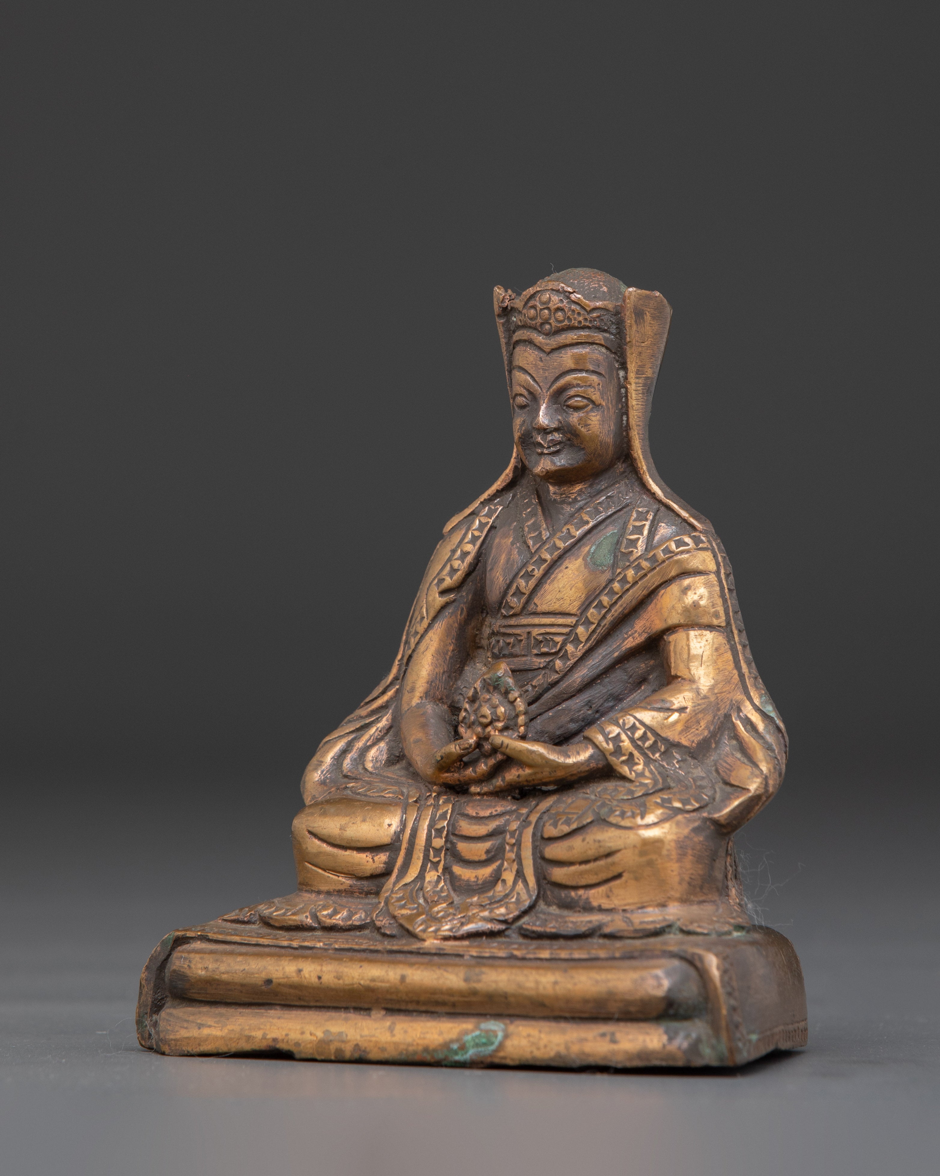 Spiritual Master Gompopa Statue | Tibetan Buddhist Art
