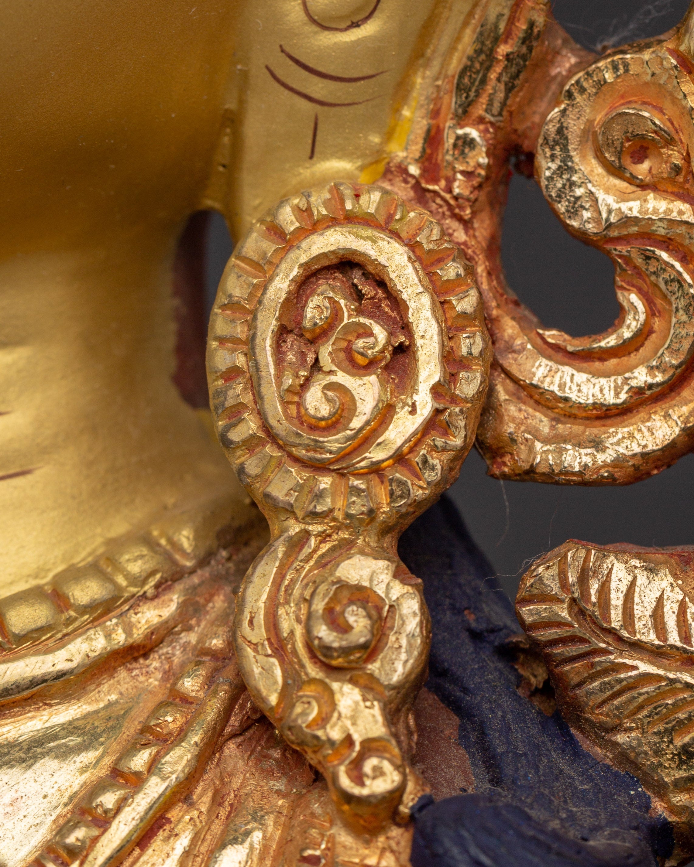 Manjushri Tibetan Wisdom Deity Statue | Traditionally Handcrafted Bodhisattva Statue