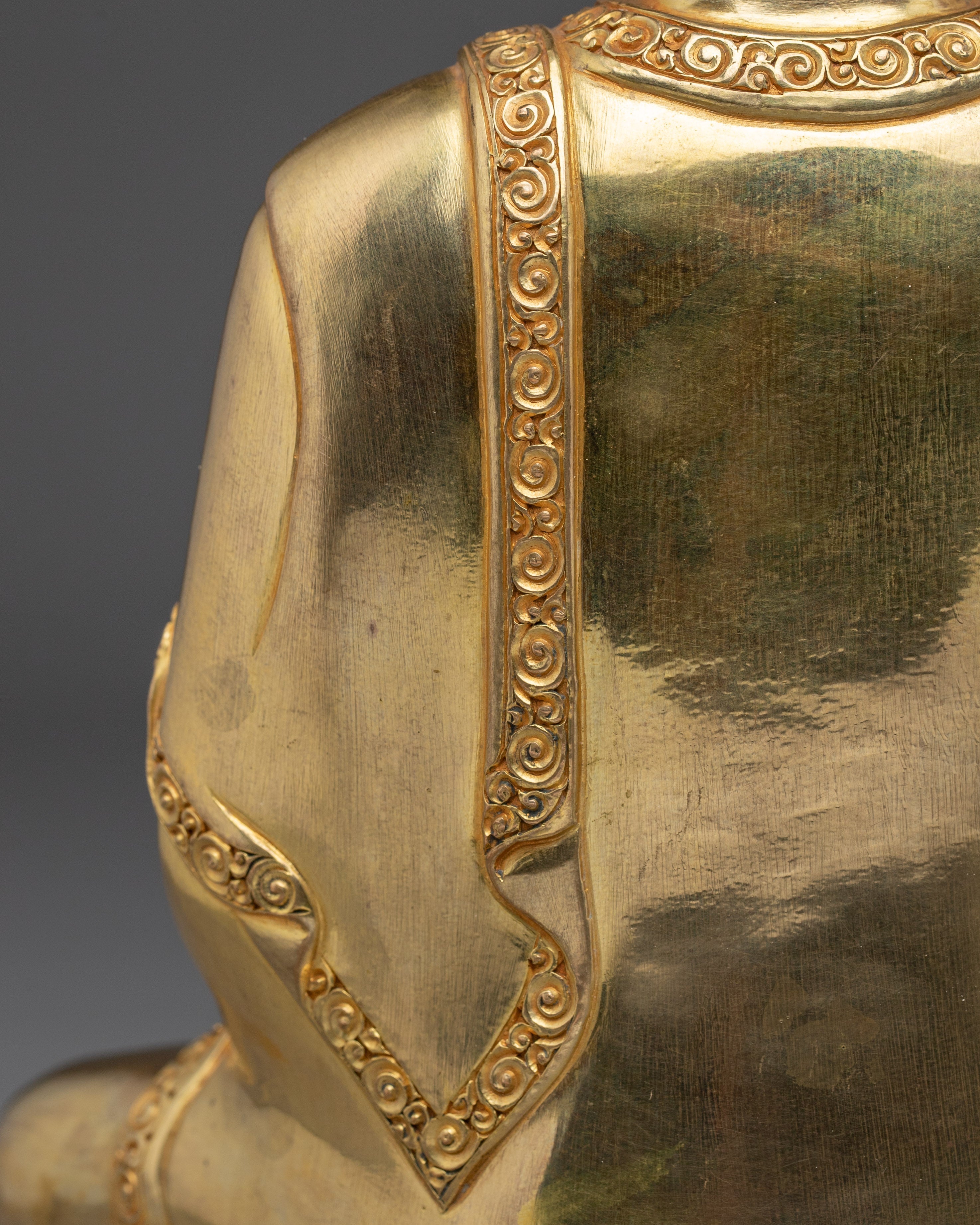 Amitabha Buddha Statue Gold Gilded | Symbol of Infinite Light and Compassion