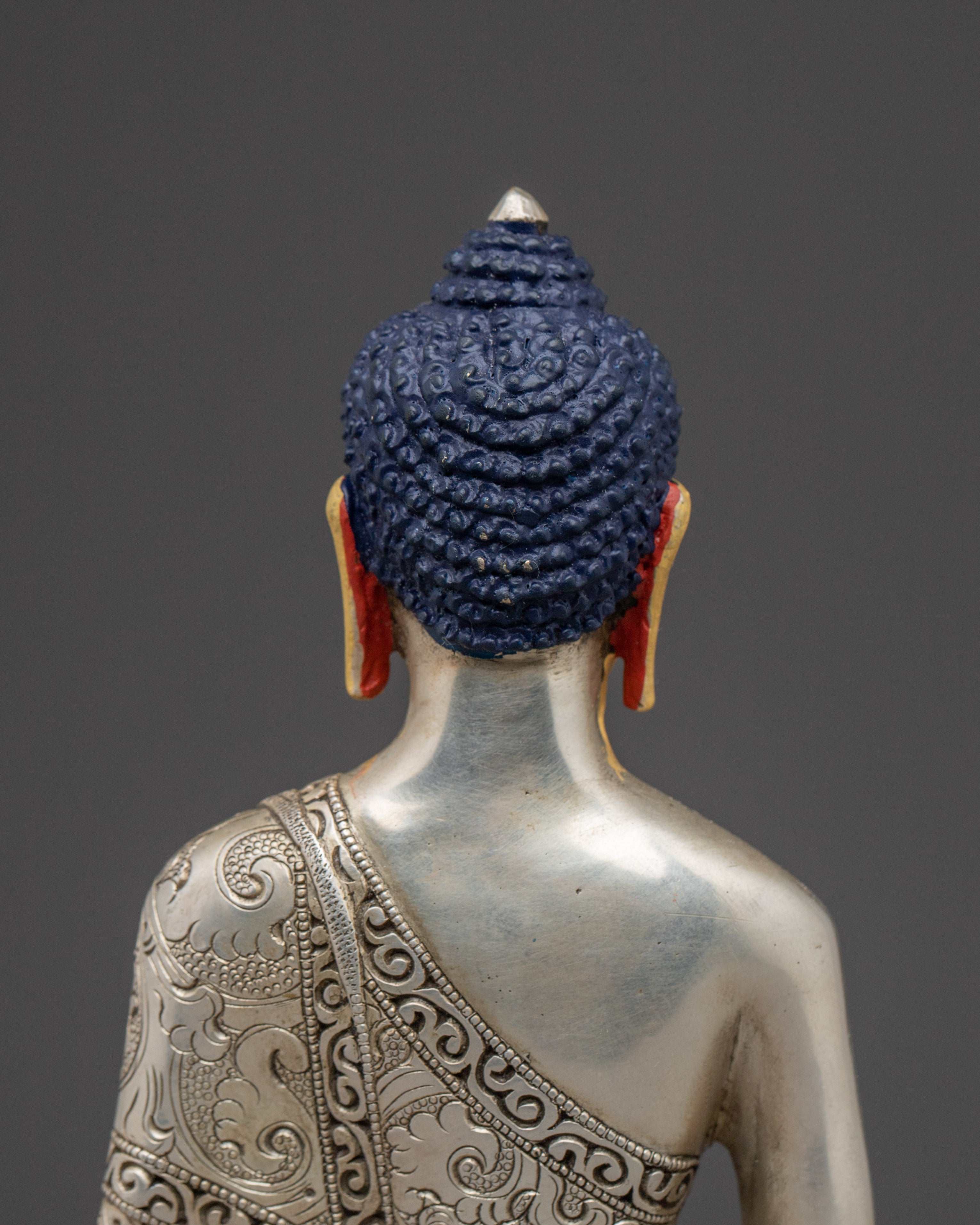 Amitabha Buddha Silver Statue | The Ruler of Pure Land