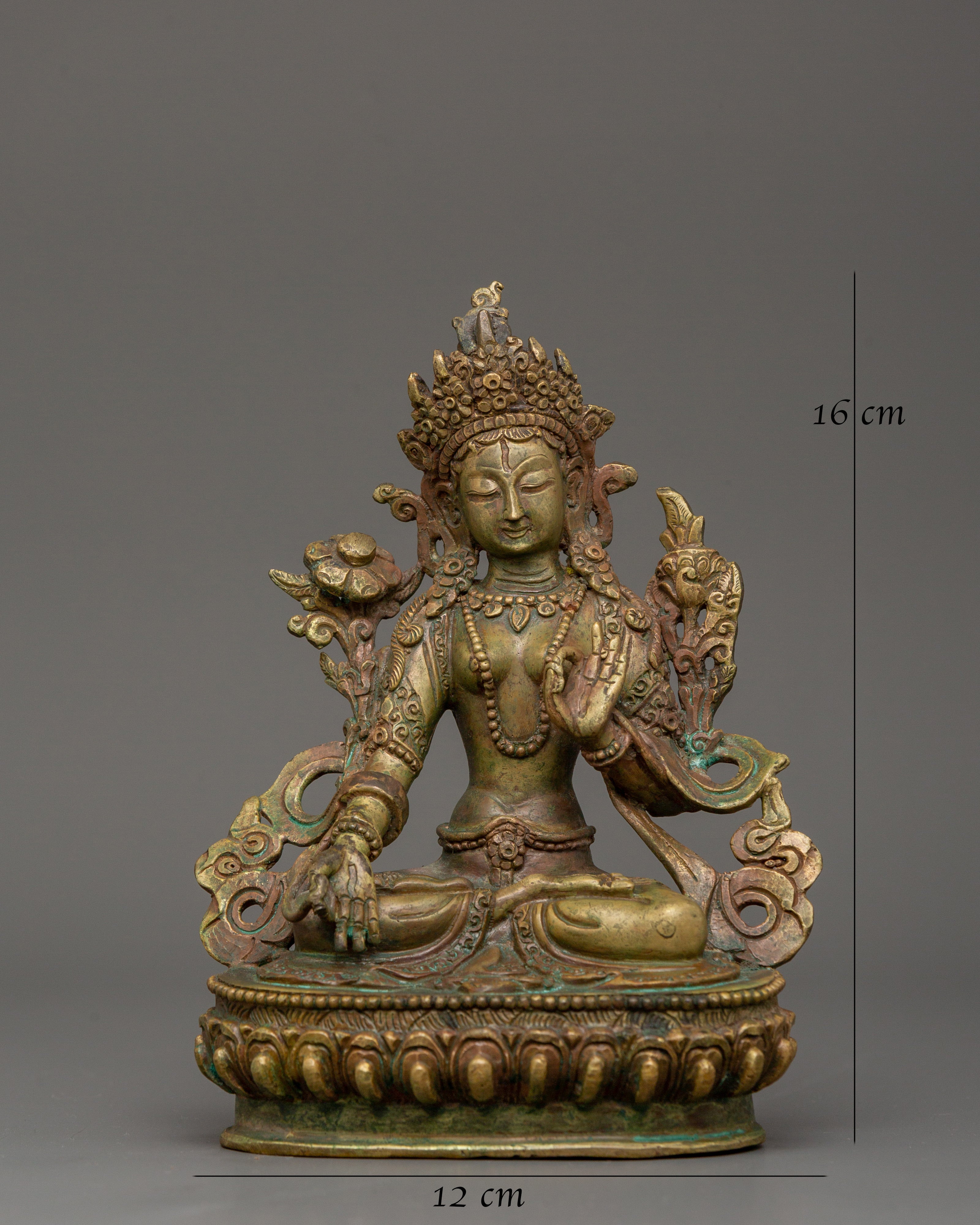 White Tara Antique Statue | Goddess of Compassion