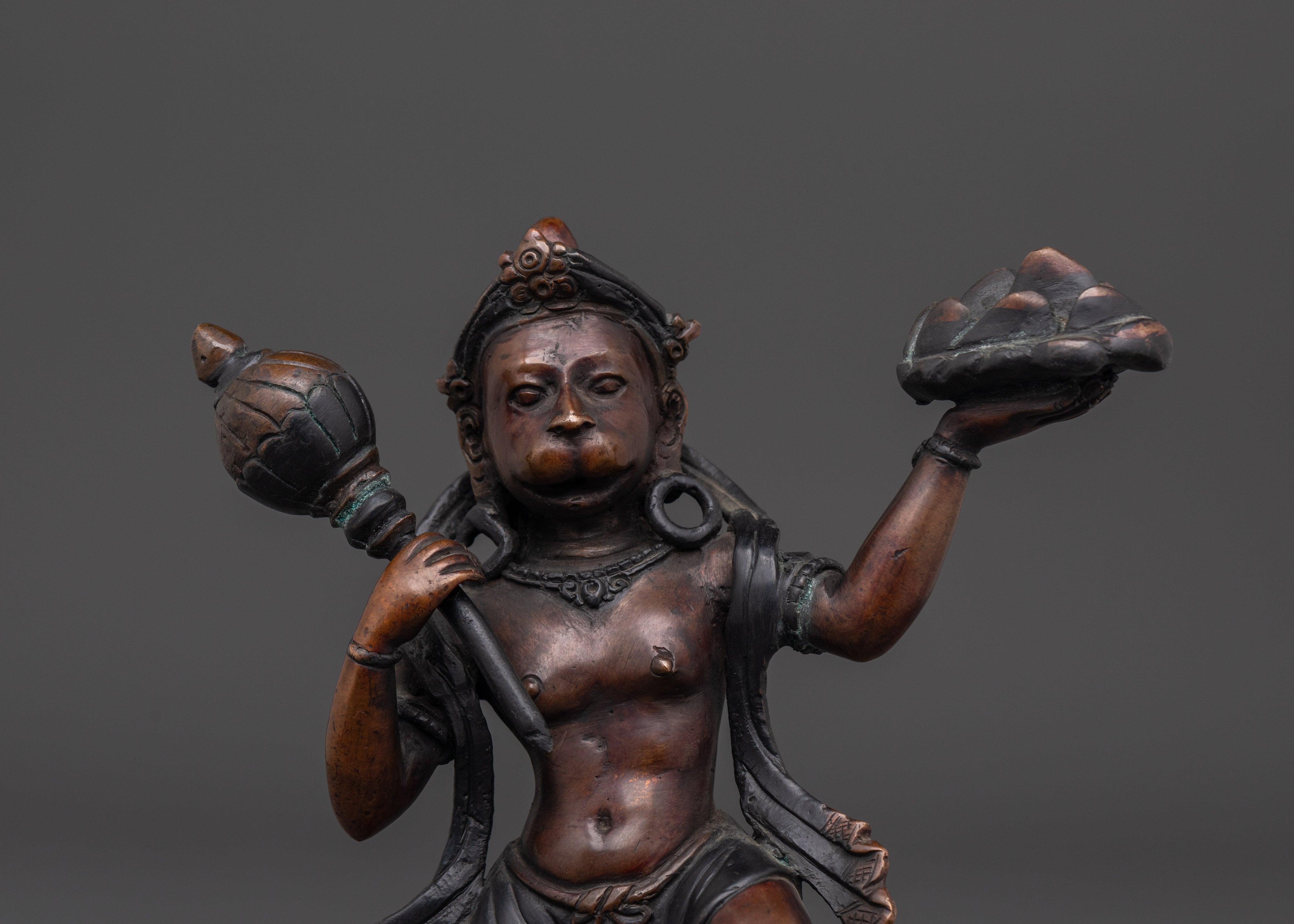 Hanuman Hindu Deity Figurine | Spiritual Home and Meditation Decor