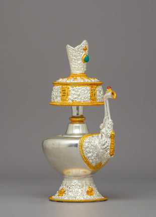 Handmade Tibetan Bhumba | Buddhist Ritual Vase Bhumpa