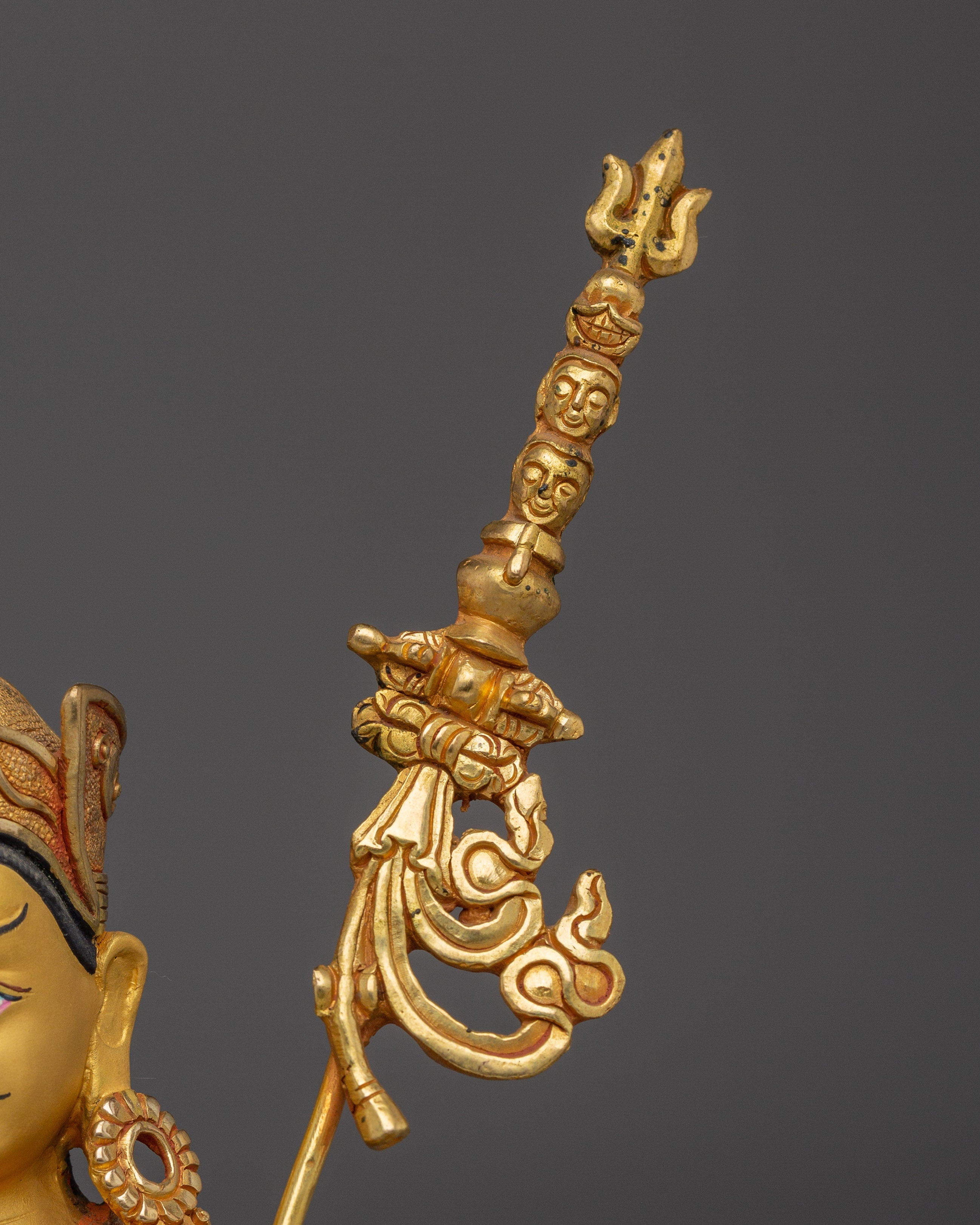 Tantric Buddhism Icon Guru Rinpoche | Handmade Nepal Art