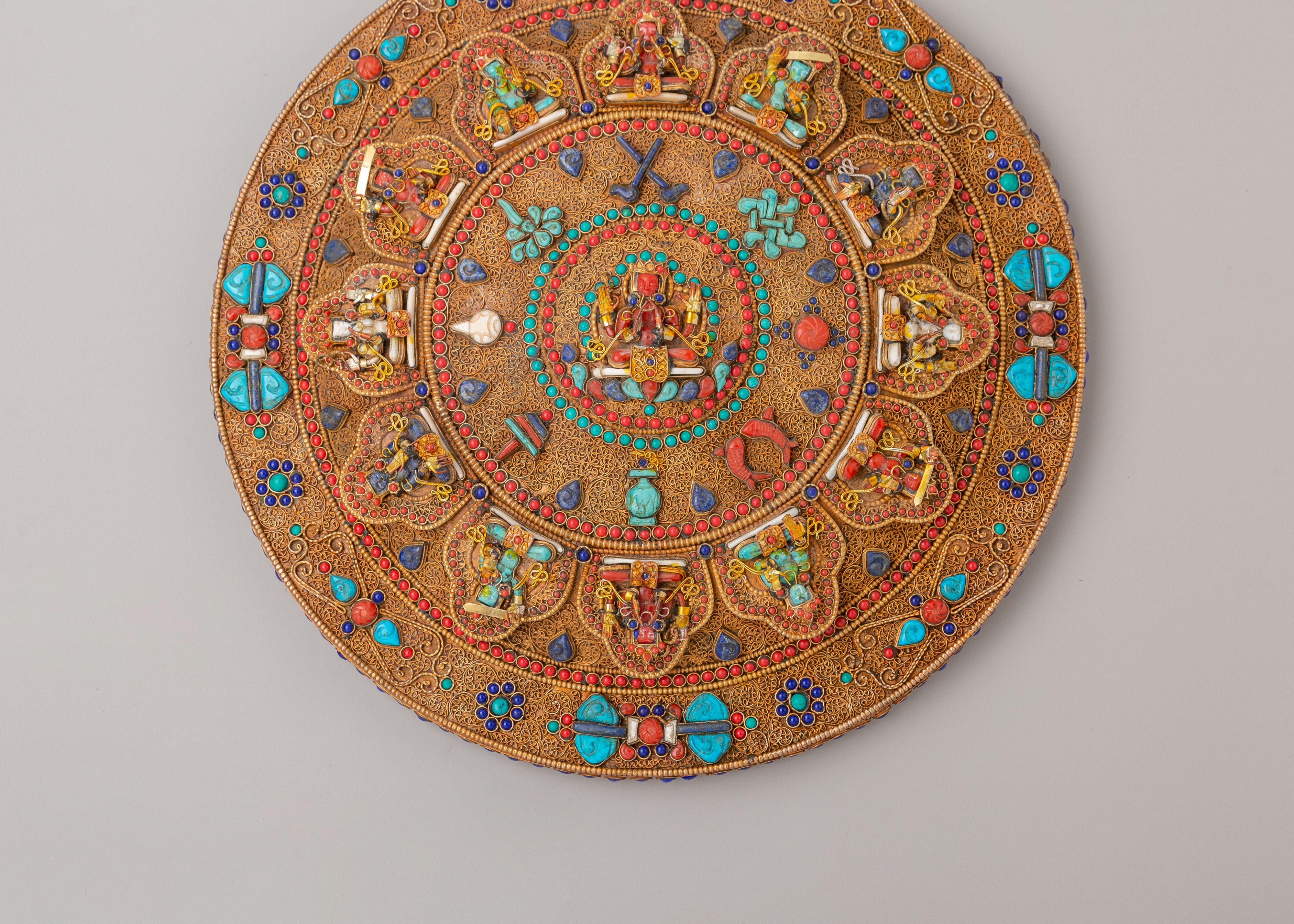 Chenrezig Mandala Wall Hanging | Sacred Buddhist Wall Decor