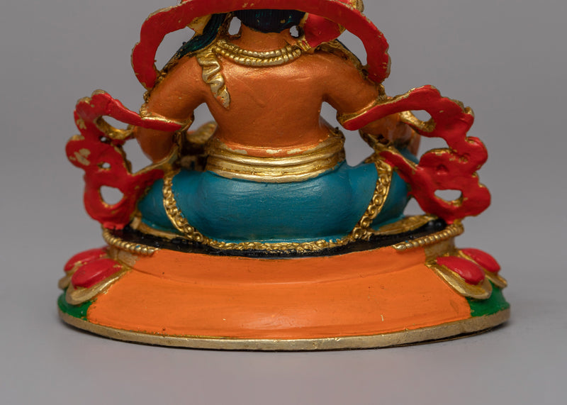 Buddhist Wealth Dzambala Statue | Traditionally Handcarved Figure