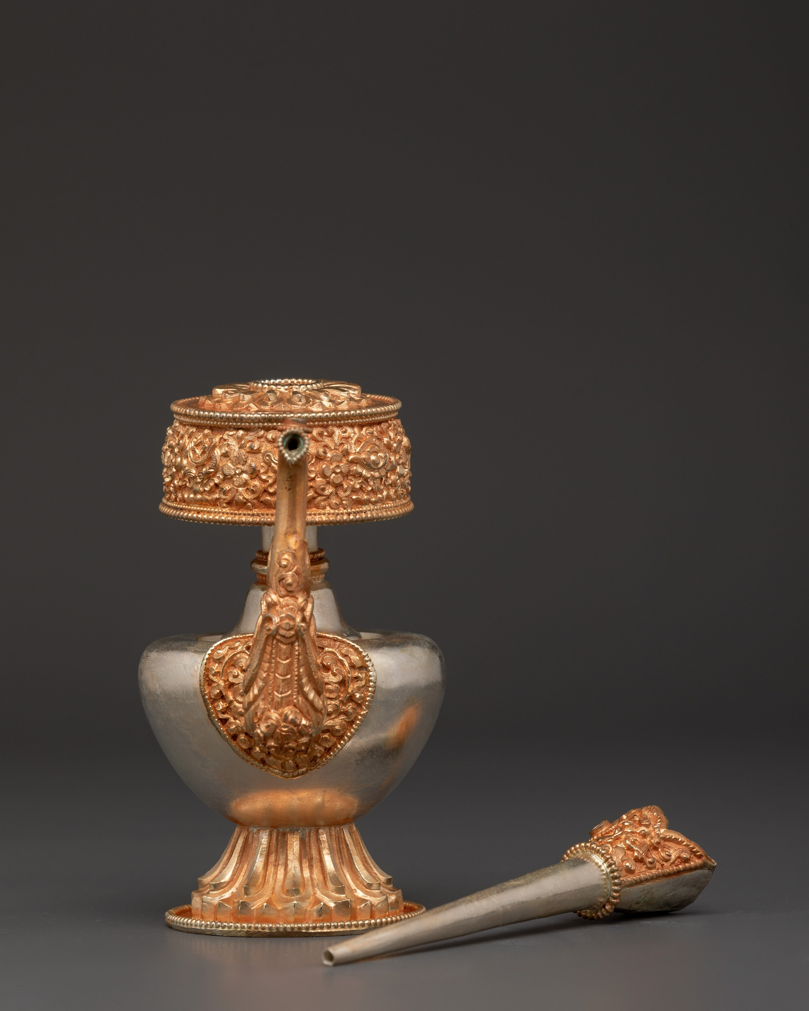 Handcrafted Bhumpa Ritual Vase | Buddhist Ritual Offering Vessel