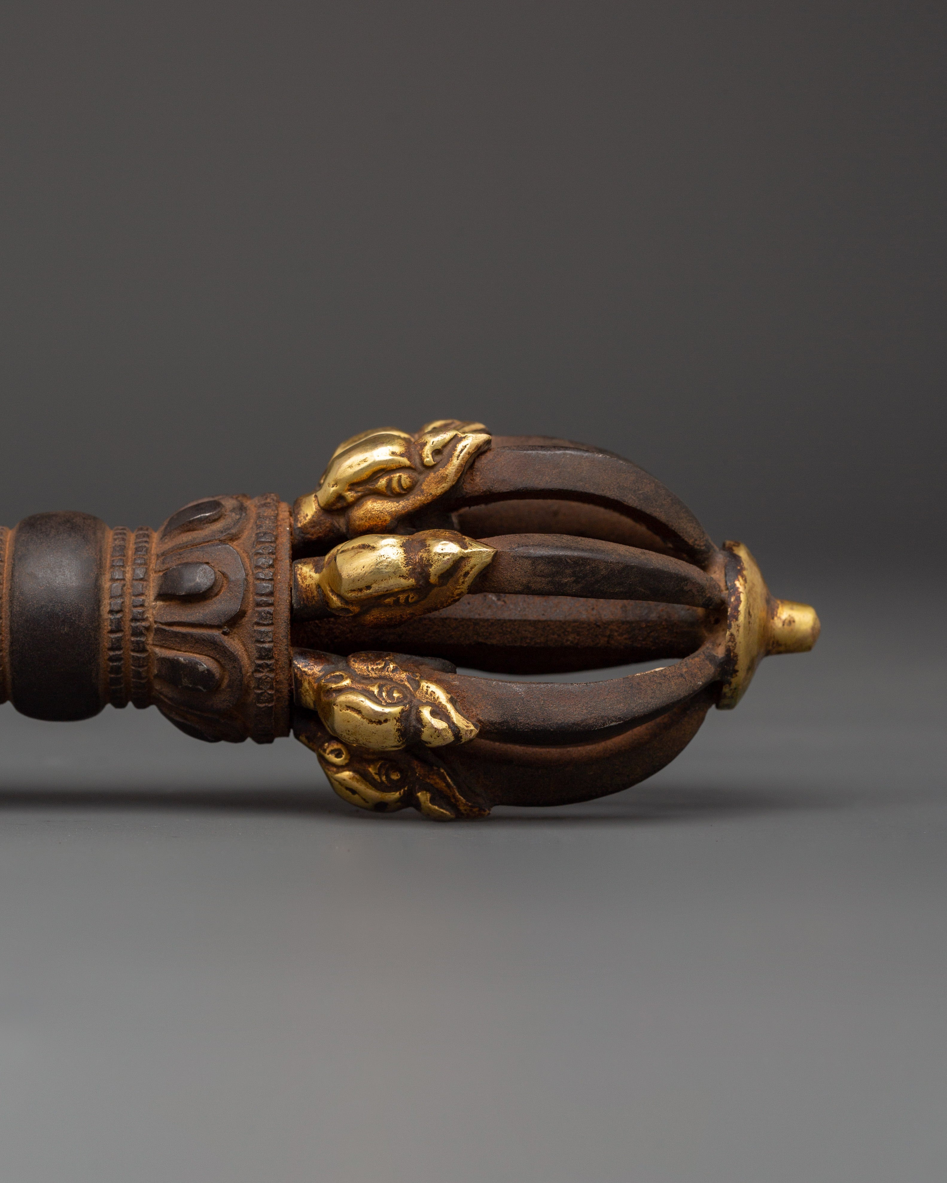 Traditional Tibetan Vajra | Handcrafted Ritual Scepter for Spiritual Practice