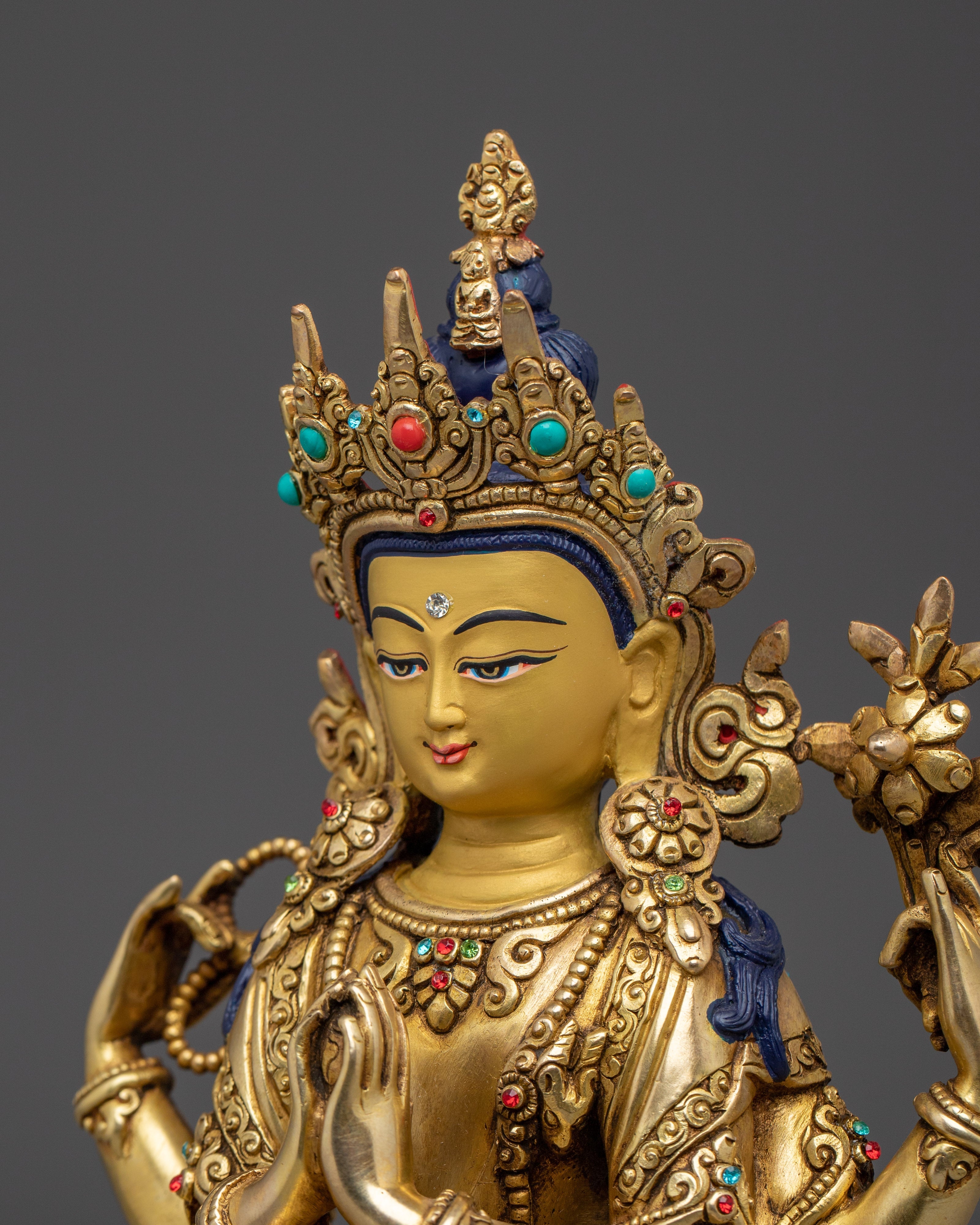 Peaceful Avalokiteshvara Statue | Bodhisattva of Infinite Compassion