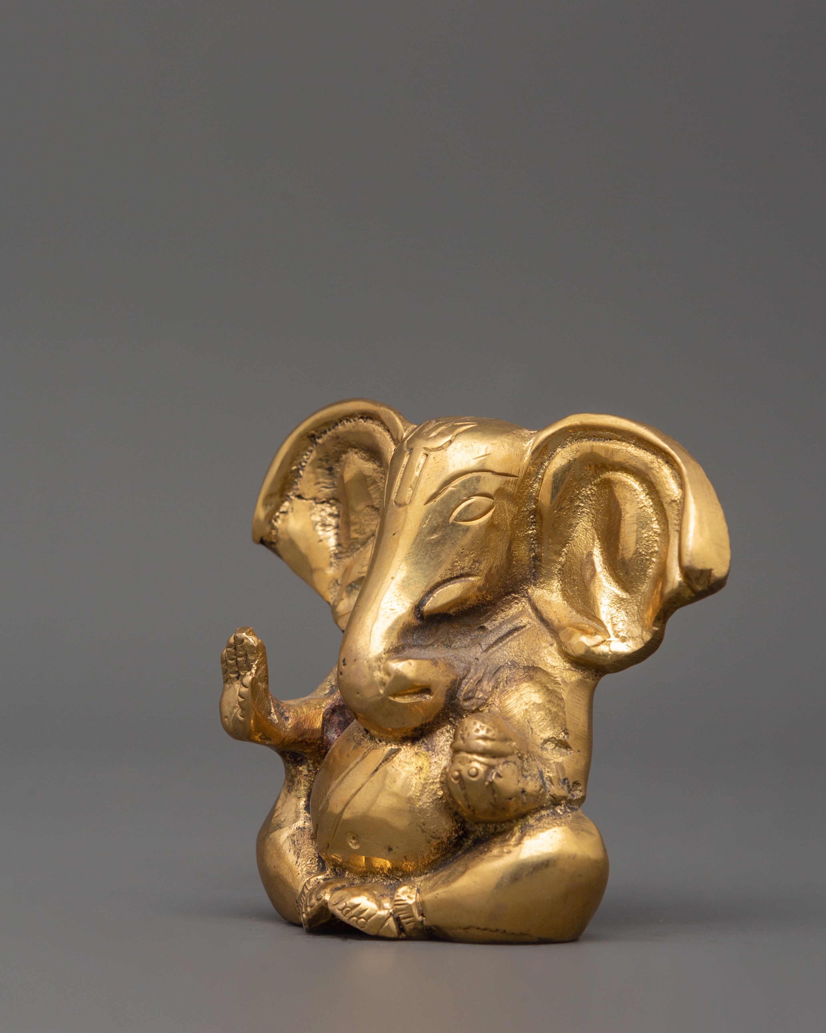 Lord Ganesh Brass Statue | Spiritual Blessings for Prosperity and Success