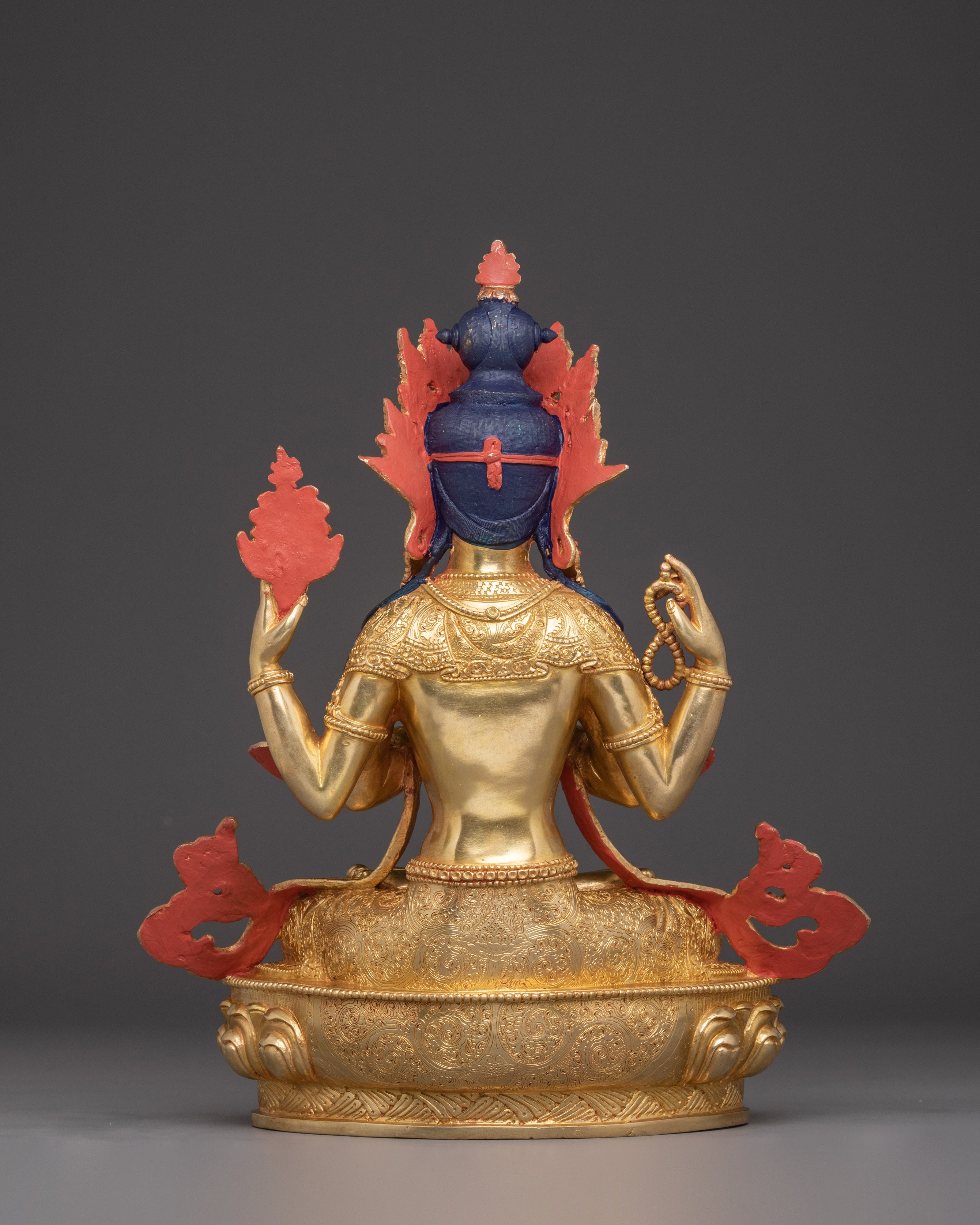 Bodhisattva Four-Armed Chenrezig Statue | Embodiment of Compassion
