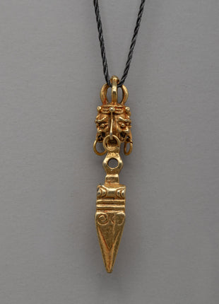 Copper Phurba Locket | Buddhist Pendant for Spiritual Protection