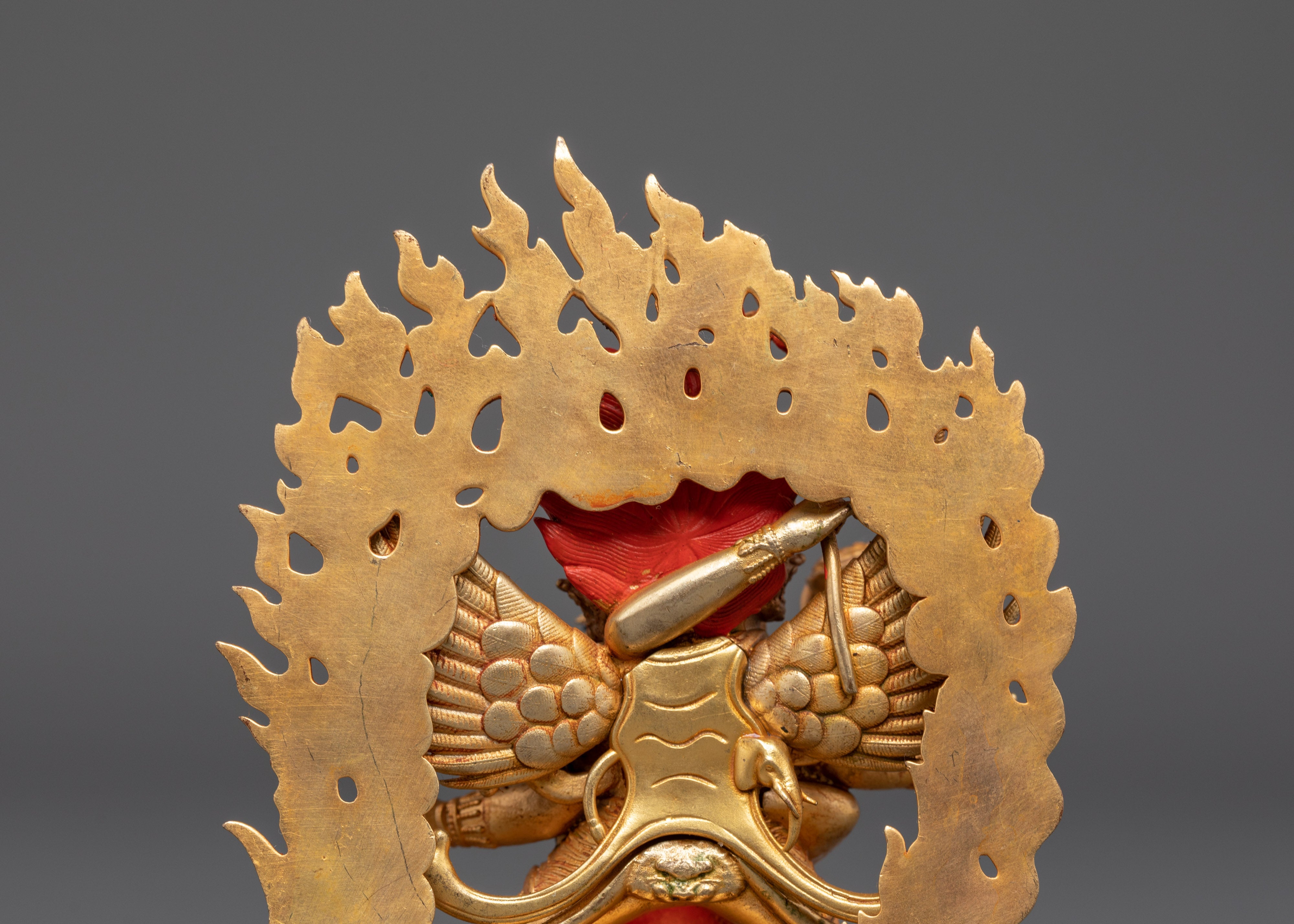 Tibetan Buddhist Vajrakilaya with Consort Sculpture | A Sacred Protector Deity