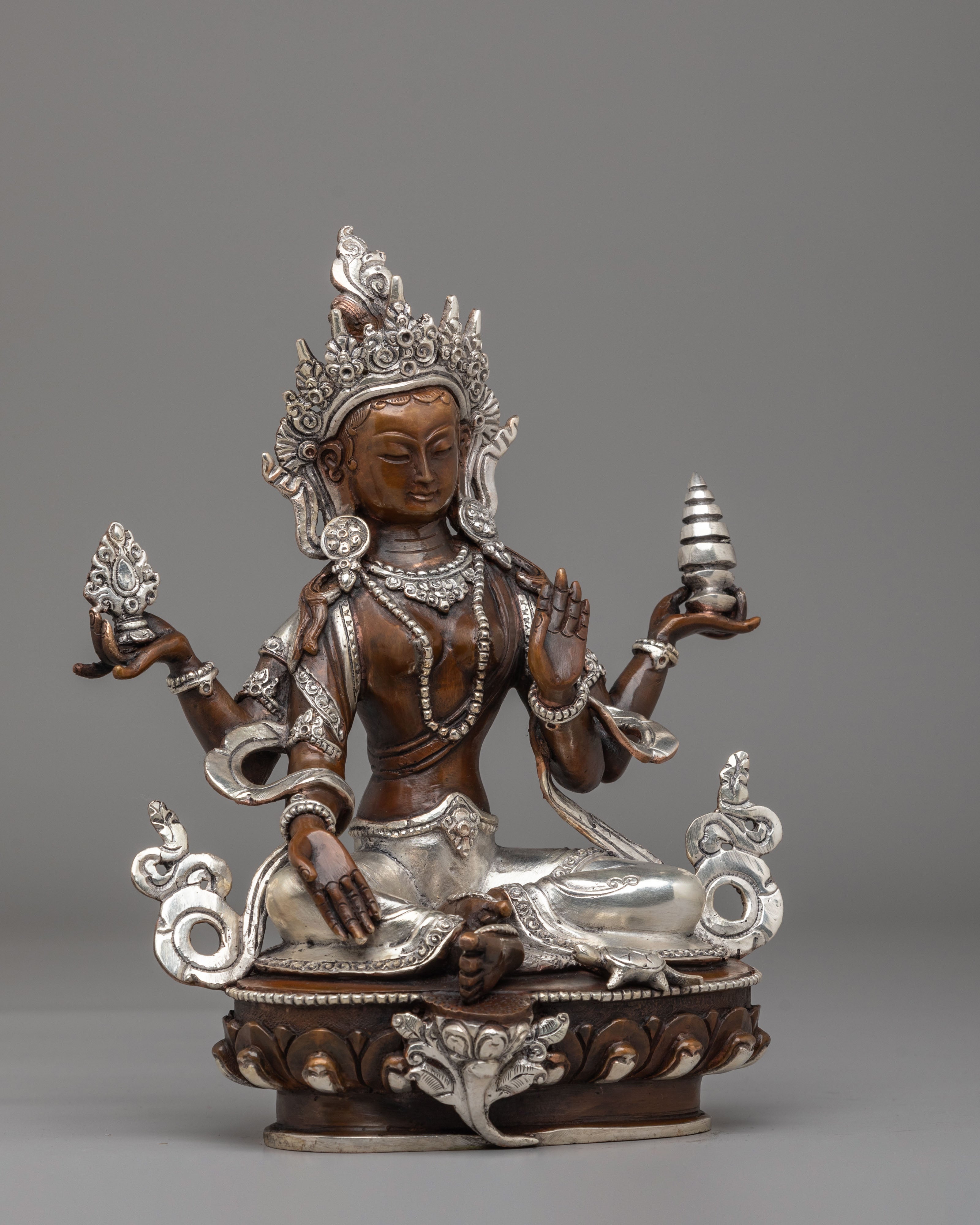 Traditional Lakshmi Statue for Home Decor | Handcrafted Artwork for Spiritual Blessings
