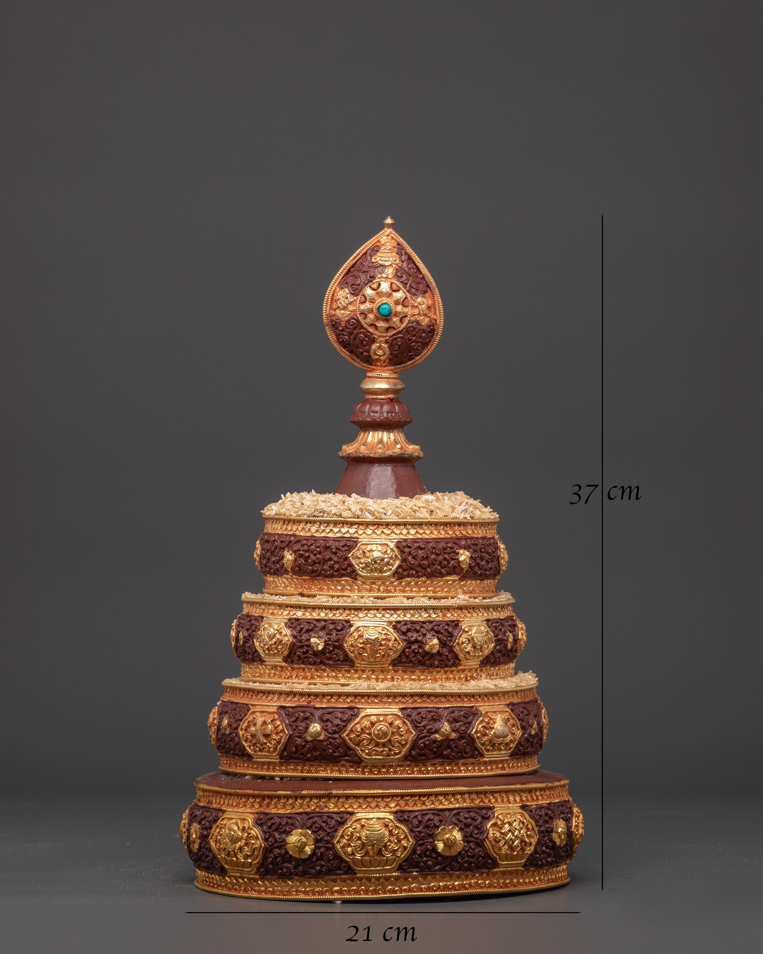 Handmade Buddhist Altar Mandala Set | Tibetan Buddhist Altar
