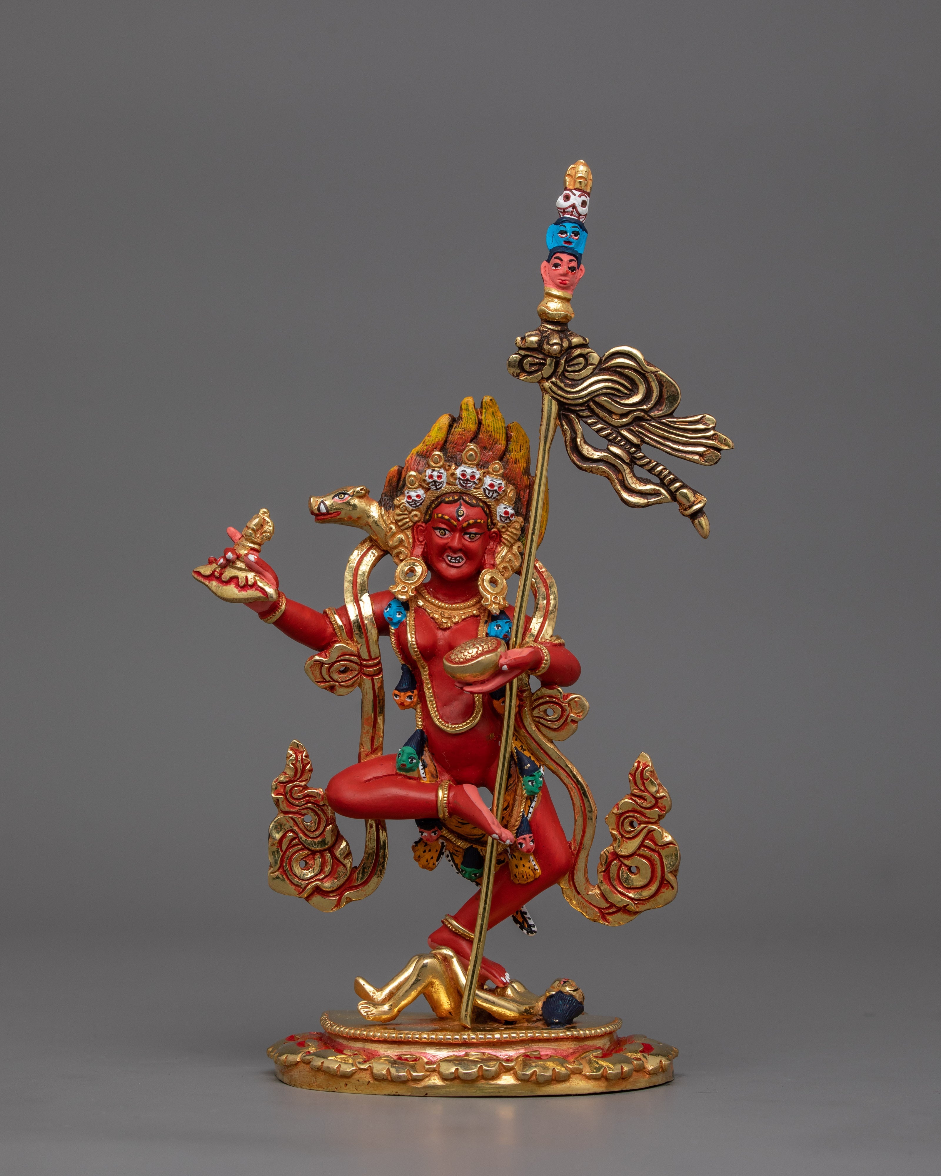 Himalayan Dorje Phagmo Sculpture | Goddess of Wisdom, Power and Protection