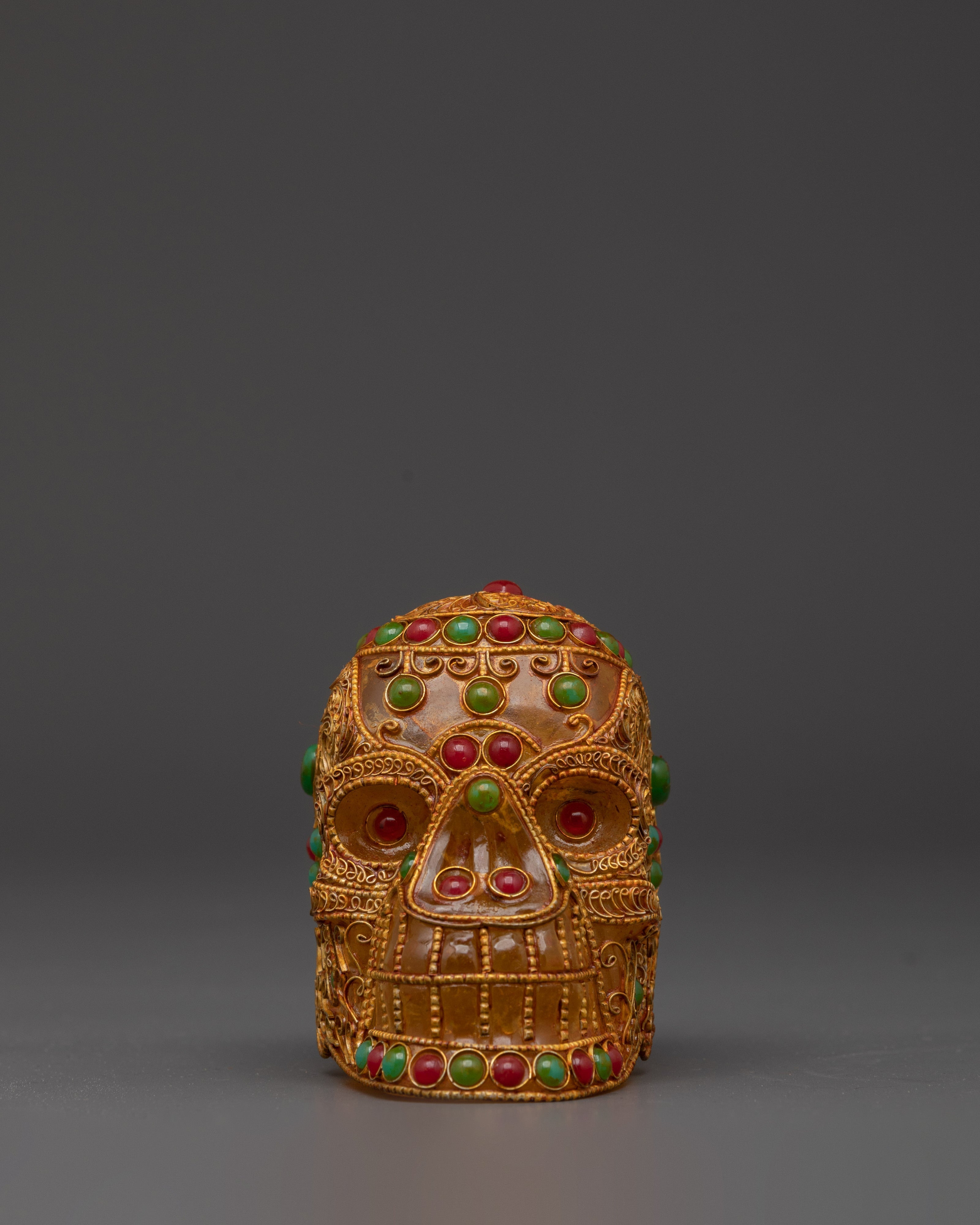 Handmade Crystal Skull for Decor 