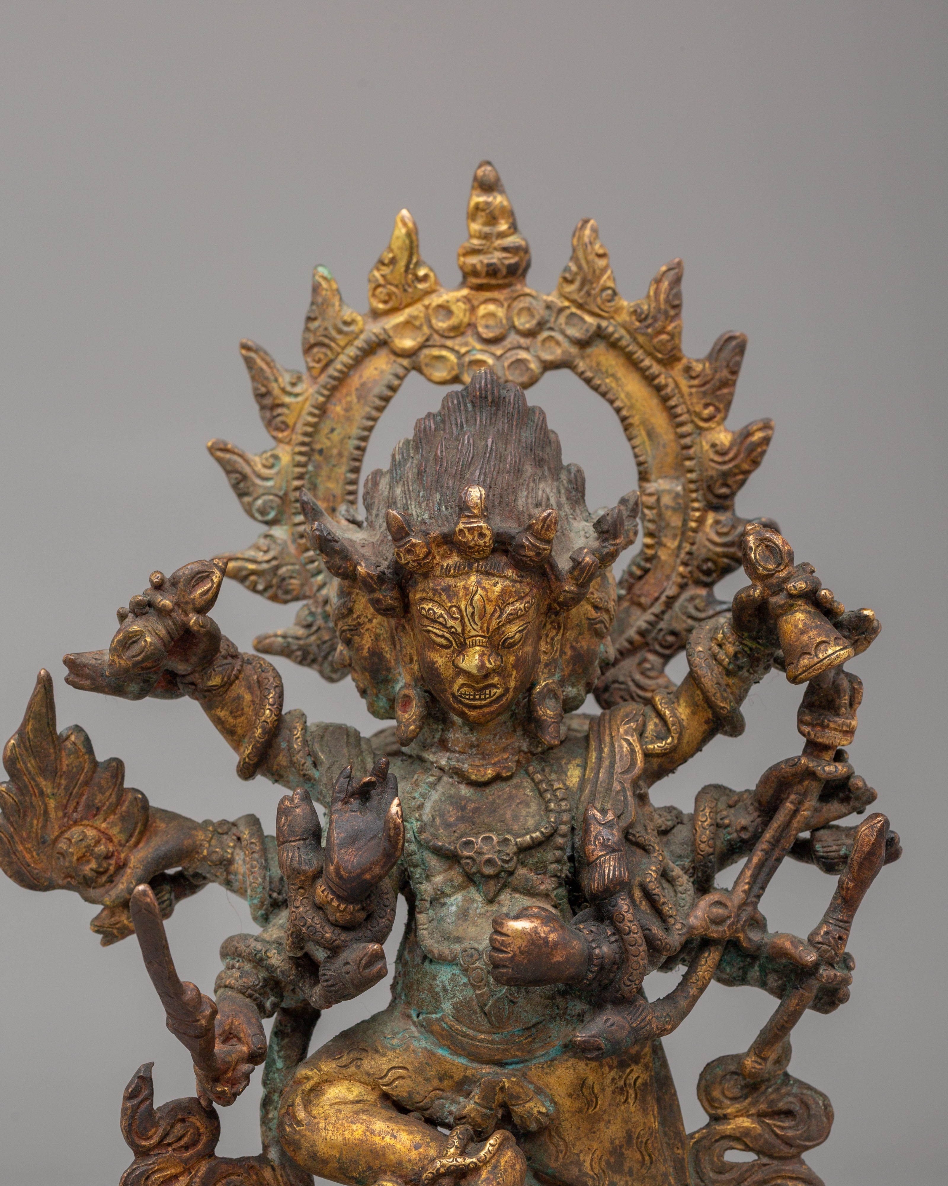 Traditional Ucchusma Figurine | Buddhist Purification Deity