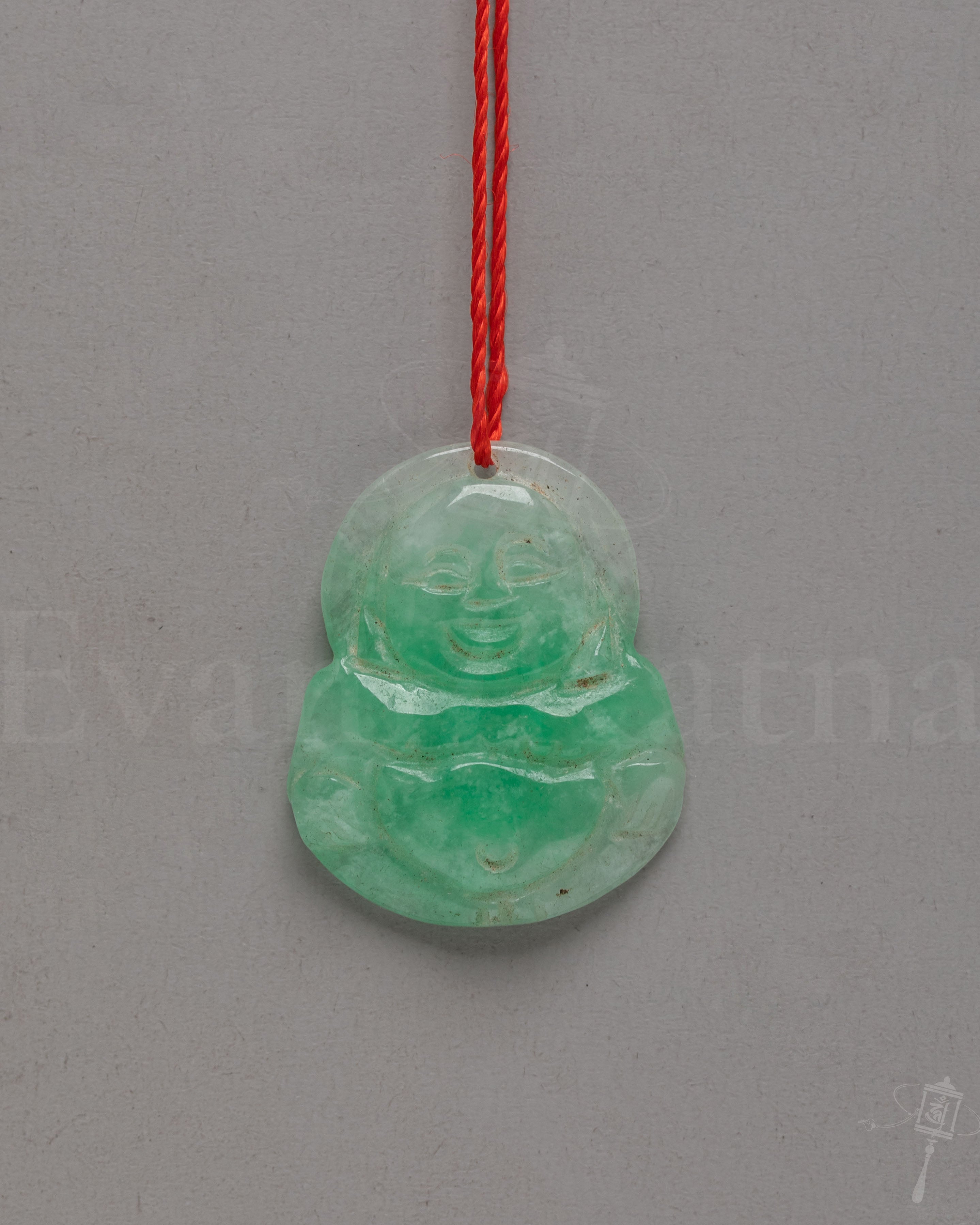 Sacred Tibetan Jade Locket Amulet | Hand Carved Jade Spiritual Pendant