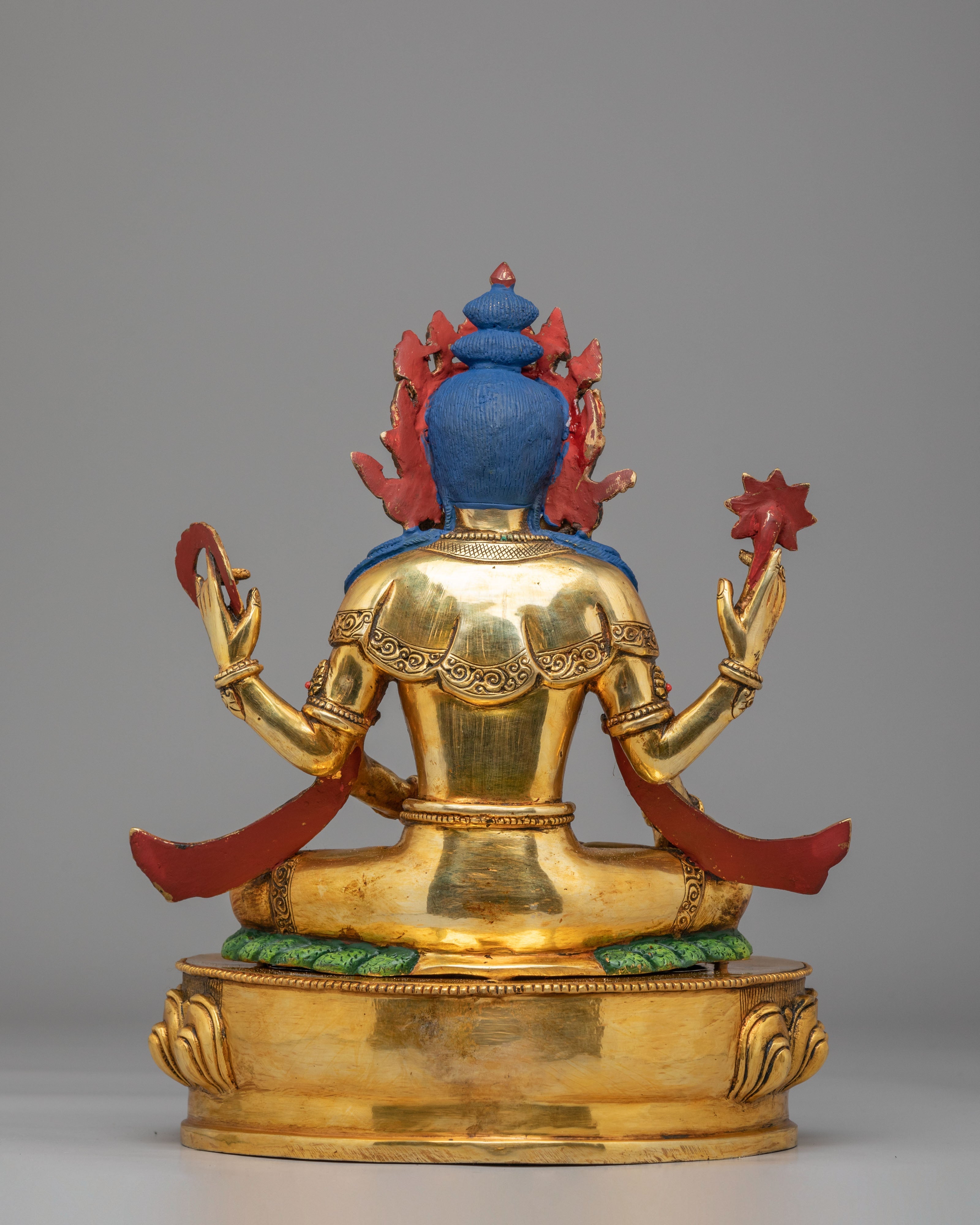 Handcrafted Bishnu Spiritual Figurine | Sacred Home Decor