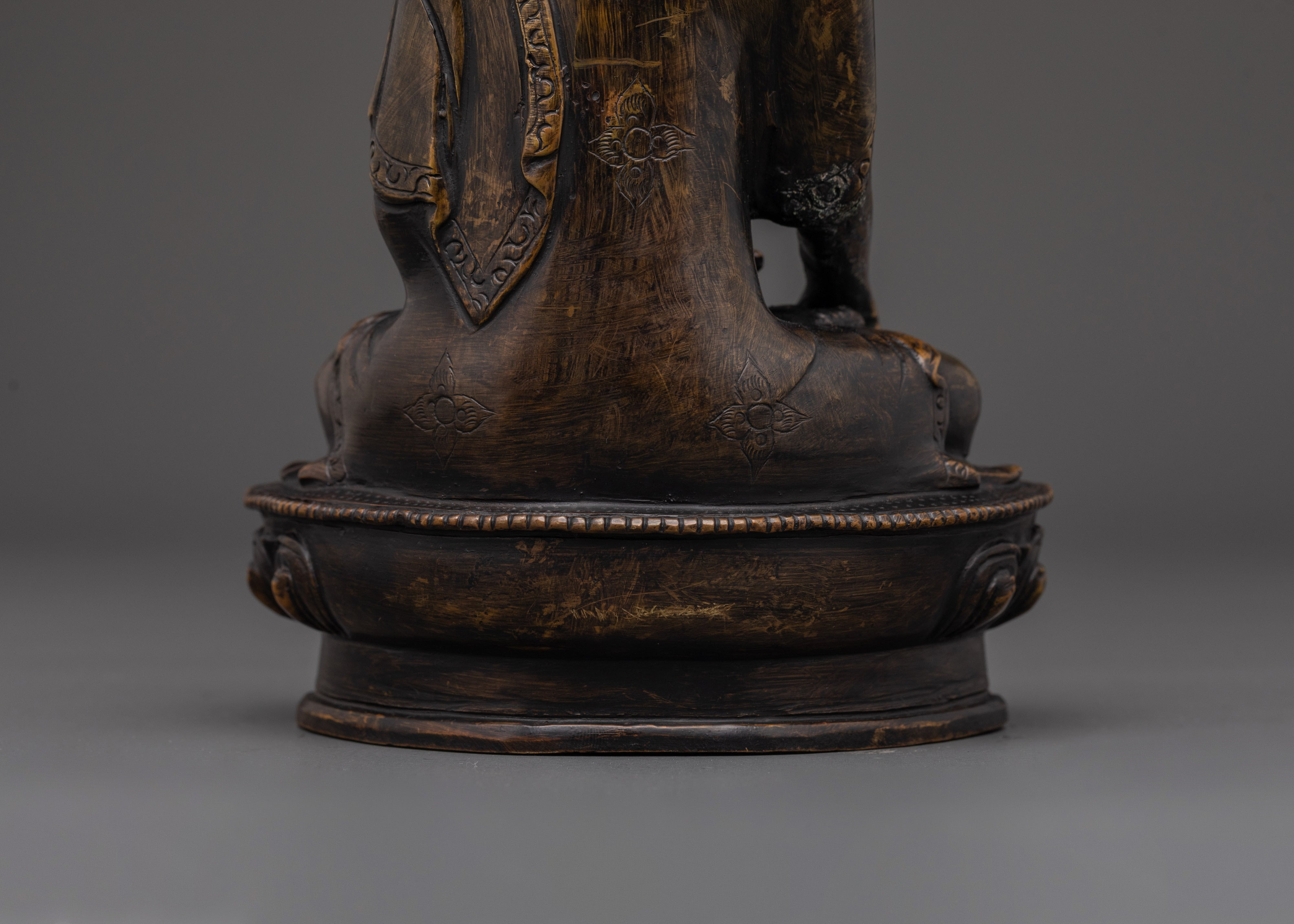 Handcrafted Historical Buddha Shakyamuni | Enlightened Teacher of Buddhism