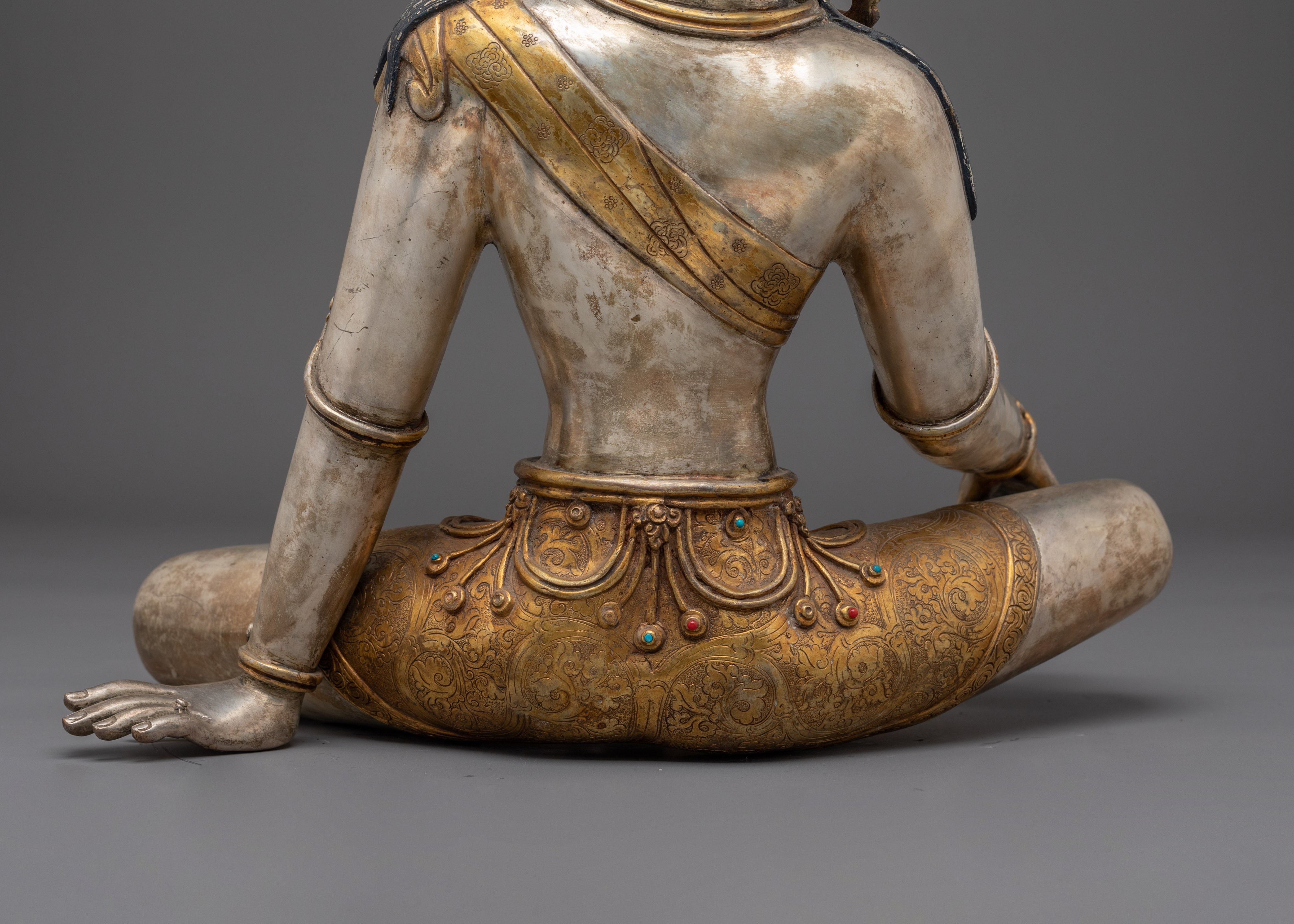 Parvati Copper Gold Plated Statue | Gold & Silver Plating
