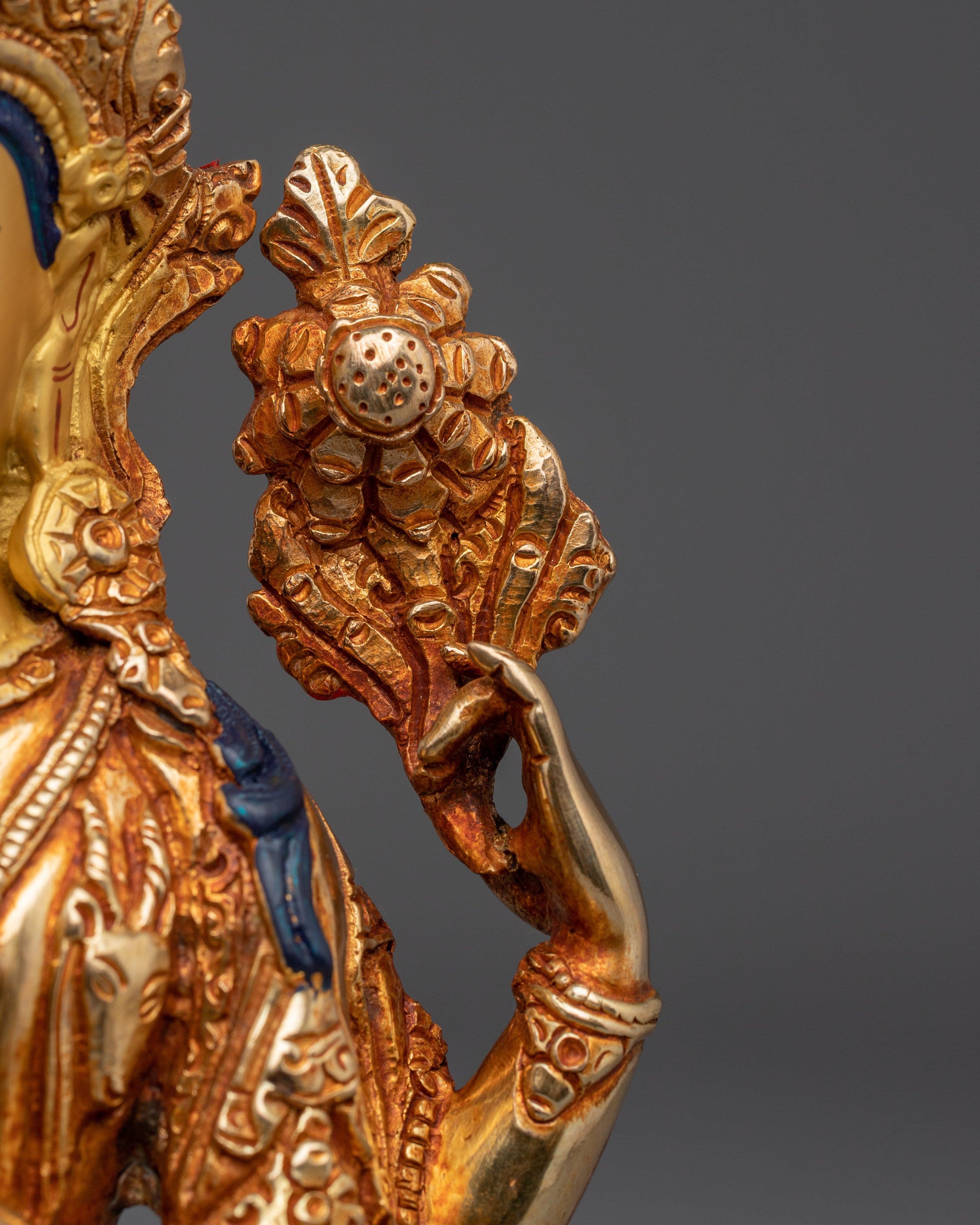 Chenrezig, Meditation Altar Decor | Traditional Himalayan Art